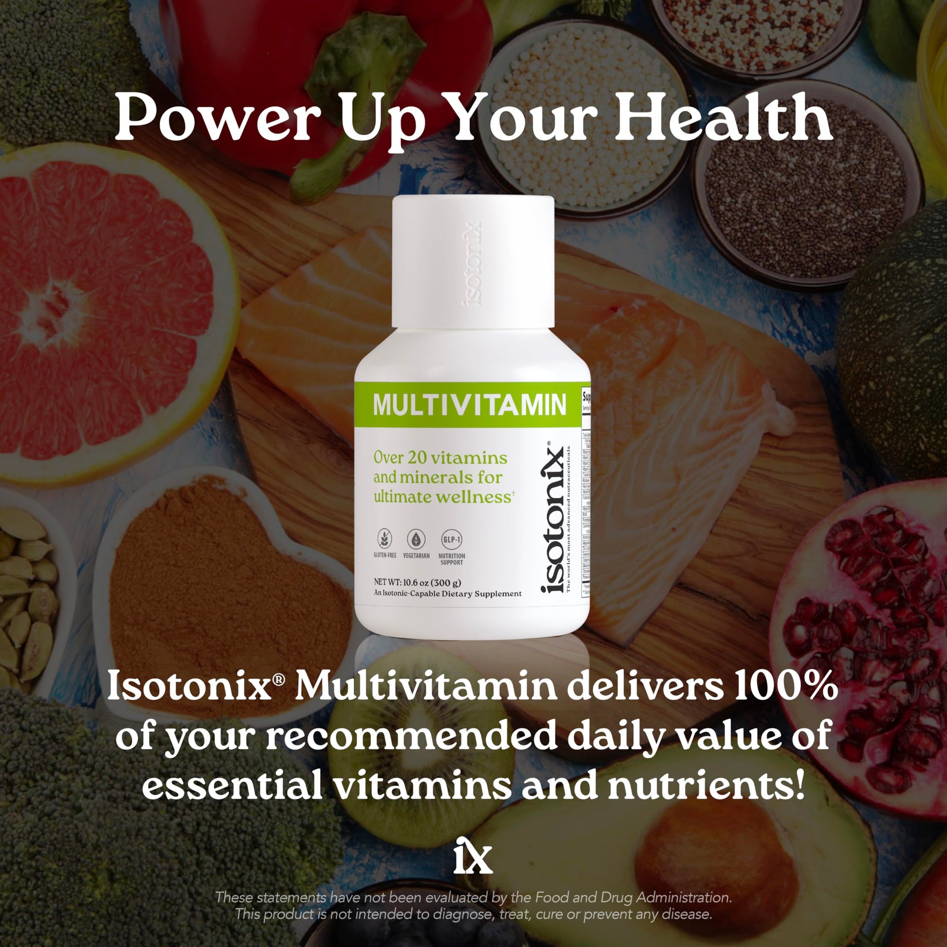 Isotonix Multivitamin Powder Without Iron – Methylated B Vitamins, Antioxidant & Mineral Support – Fast-Mix Isotonic Delivery – Vegetarian, Gluten-Free, Non-GMO – Natural Fruit Flavor – 90 Servings Isotonix buy supplements canada
