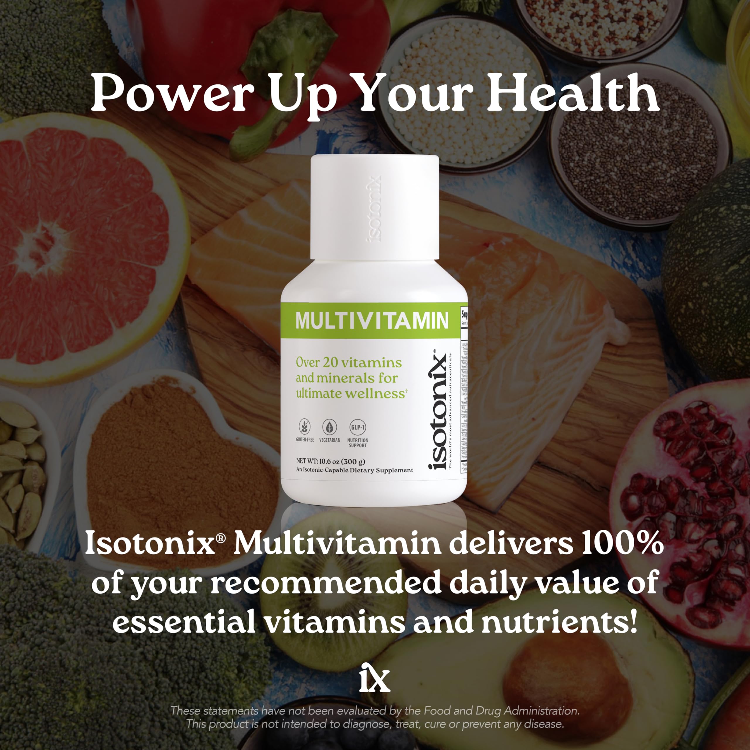 Isotonix Multivitamin Powder Without Iron – Methylated B Vitamins, Antioxidant & Mineral Support – Fast-Mix Isotonic Delivery – Vegetarian, Gluten-Free, Non-GMO – Natural Fruit Flavor – 90 Servings Isotonix buy supplements canada
