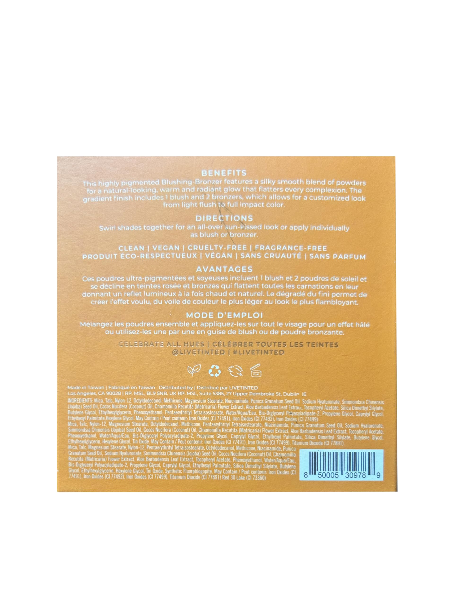 Live Tinted Huebeam Jumbo Gradient Blushing Bronzer - Lightweight, Highly-Pigmented, Buildable & Blendable - Sunkissed, Glowy, Even Toned Skin Face Blush and Bronzer - 15g / 0.5 oz Live Tinted buy supplements canada