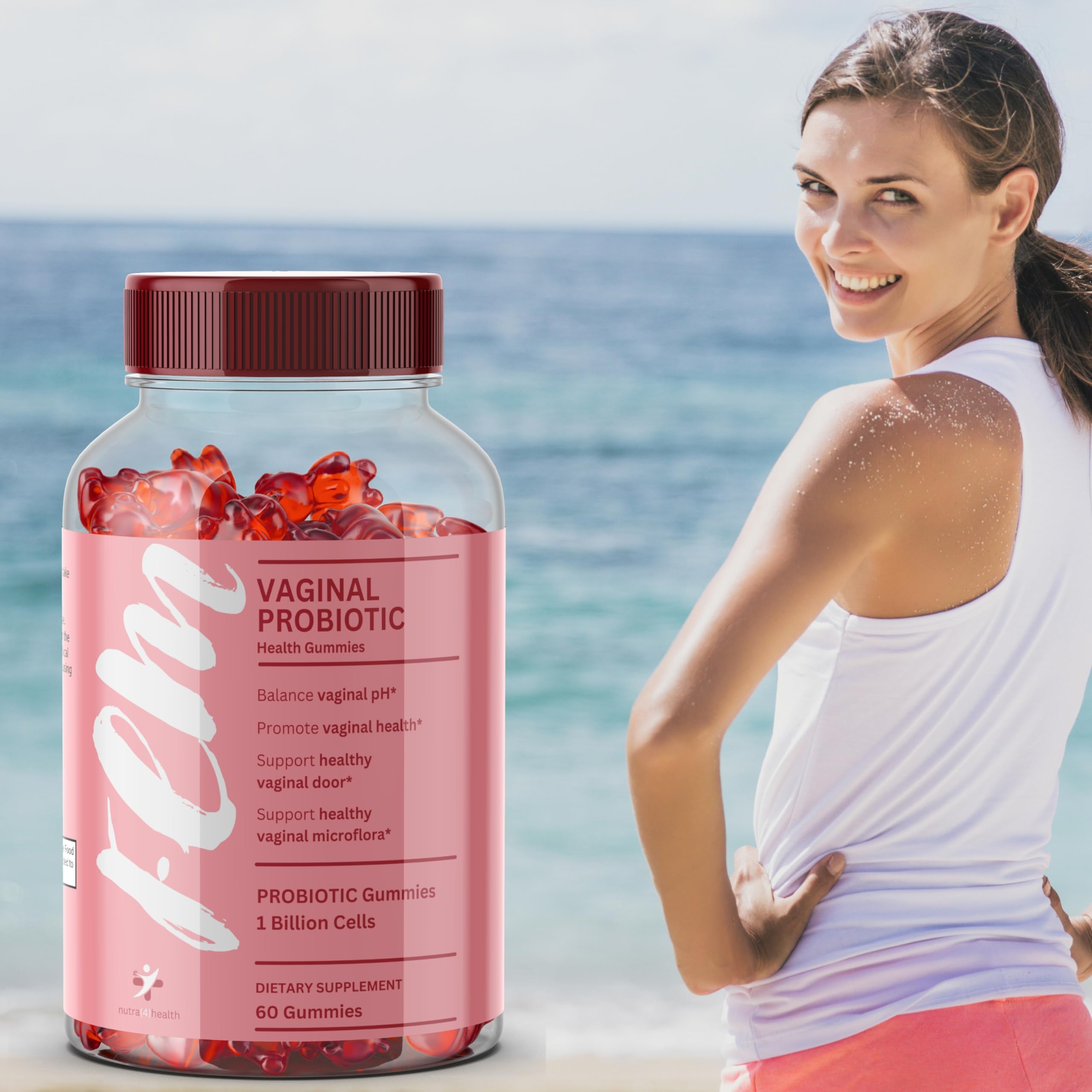 FEM Vaginal Probiotic Gummies for Women - Promotes pH Balance, Healthy Vaginal Odor & Urinary nutra4health buy supplements canada