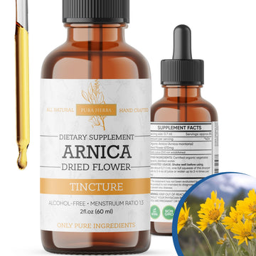 Pura Herba Arnica Liquid Extract – Alcohol-Free, Vegan, Supports Muscle Recovery & Joint Comfort, Fast-Absorbing Tincture, Made in USA – 2 Fl Oz Pura Herba buy supplements canada