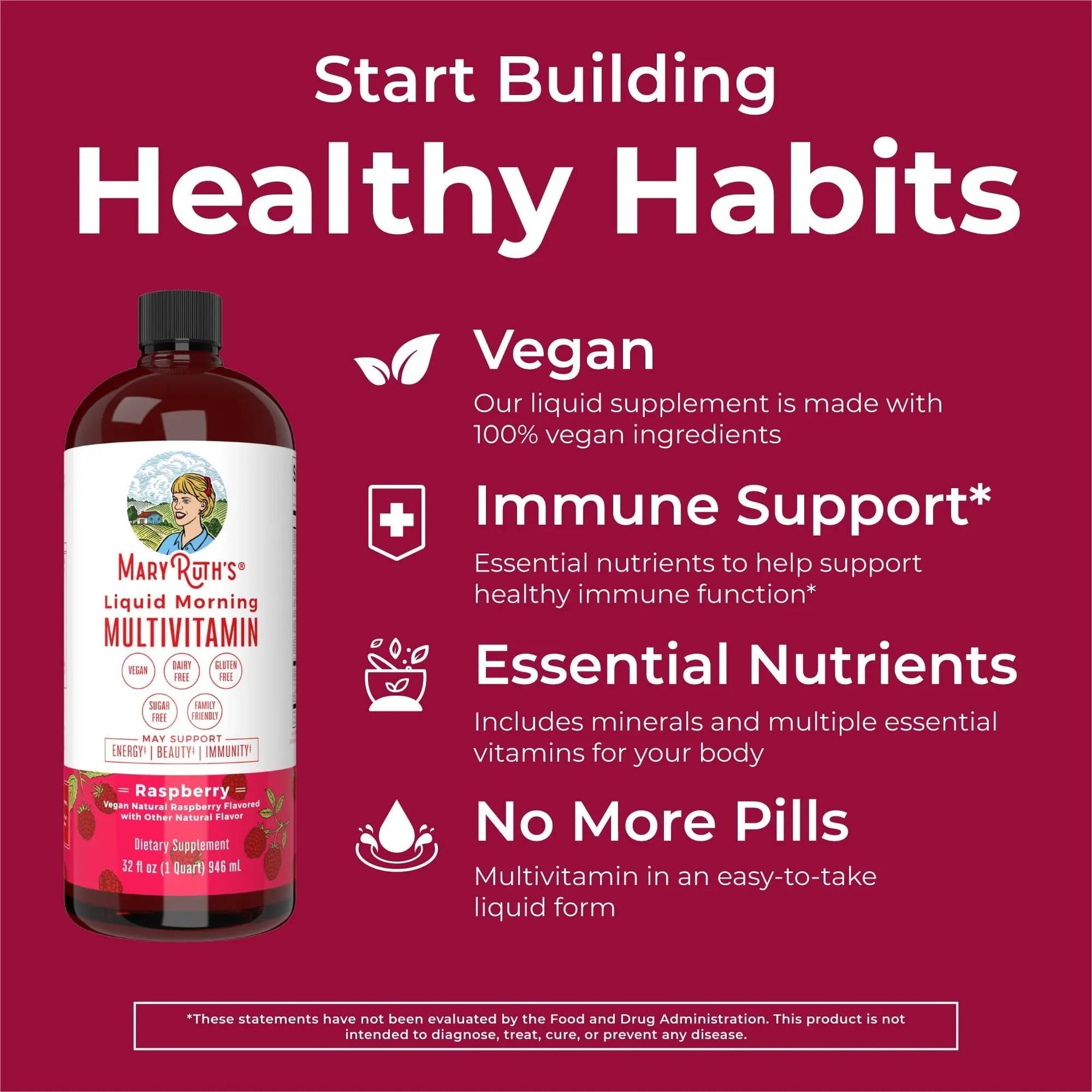 MaryRuth Organics Morning Multivitamin Hair Growth Bundle MARYRUTH'S buy supplements canada
