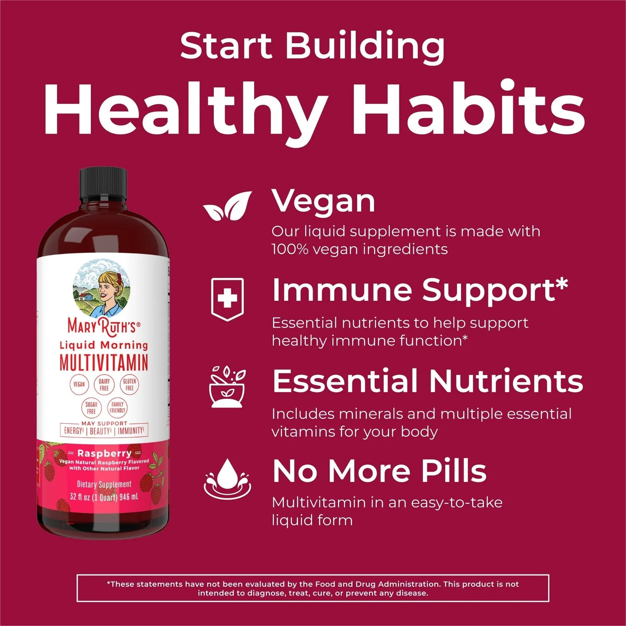 MaryRuth Organics Morning Multivitamin Hair Growth Bundle MARYRUTH'S buy supplements canada