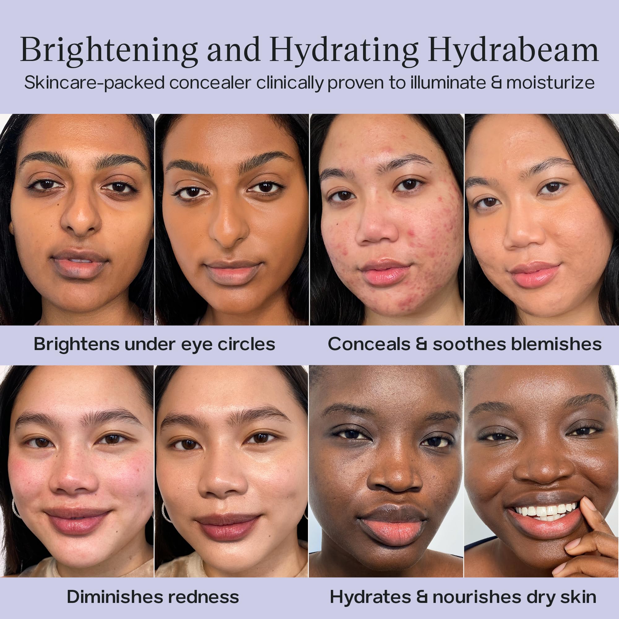 Saie Hydrabeam Under Eye Brightener - Sheer + Hydrating Concealer with Glycerin, Squalane + Cucumber Extract - Brightening Under Eye Concealer + Corrector for Even, Glowing Skin - Shade 6 (0.2 oz) Saie buy supplements canada