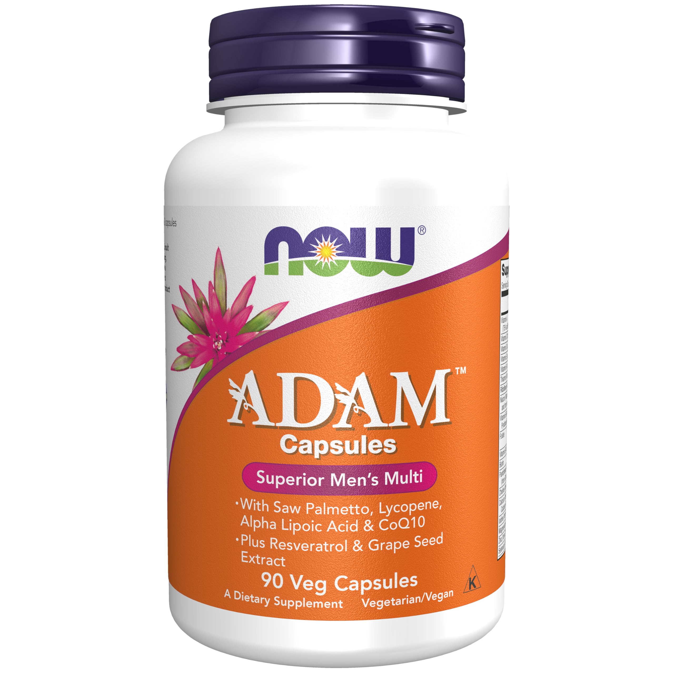 NOW Foods Supplements, ADAM™ Men's Multivitamin with Saw Palmetto, Lycopene, Alpha Lipoic Acid and CoQ10 NOW Foods buy supplements canada