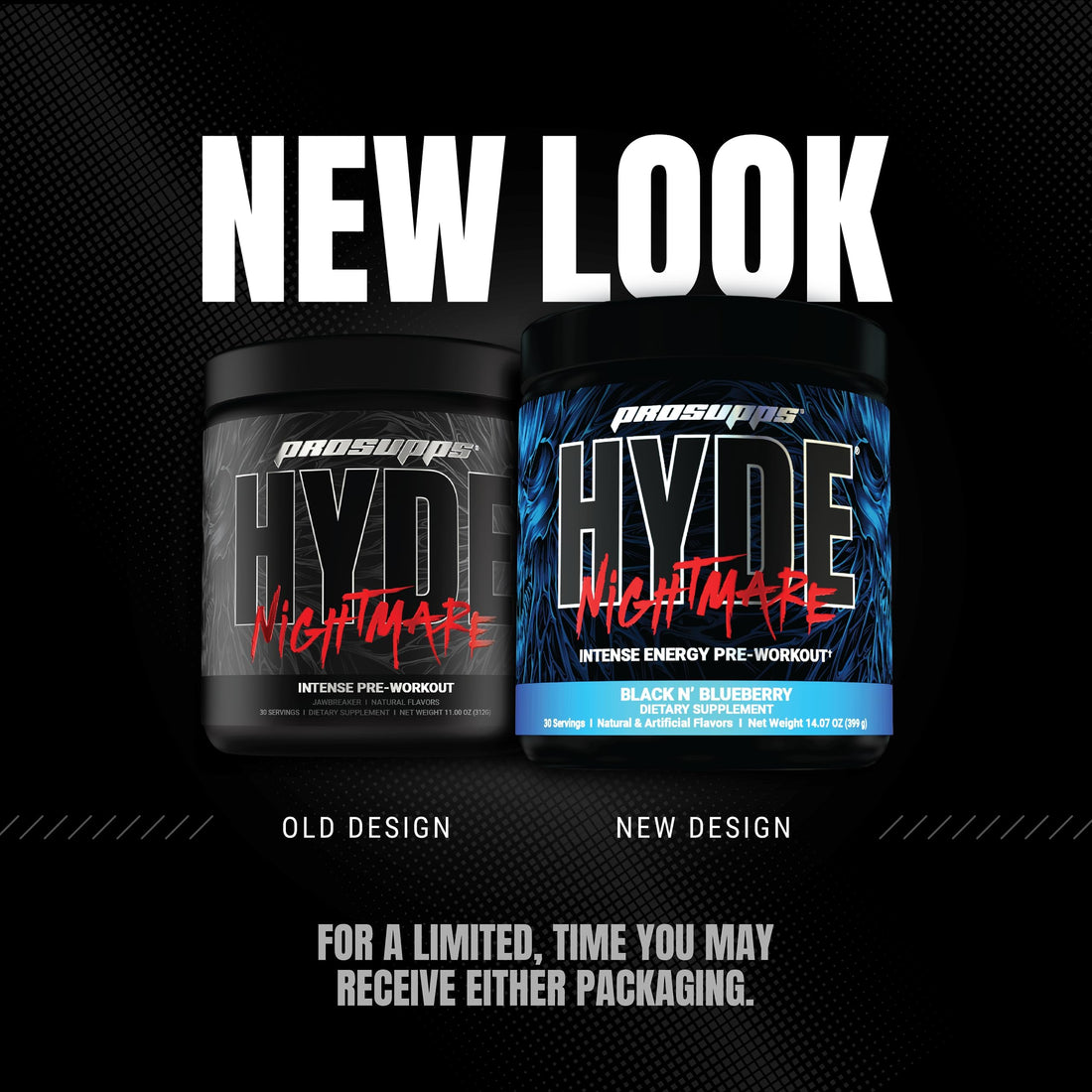 PROSUPPS Hyde Nightmare Pre-Workout Powder Energy Drink - Intense Energy, Mental PROSUPPS buy supplements canada
