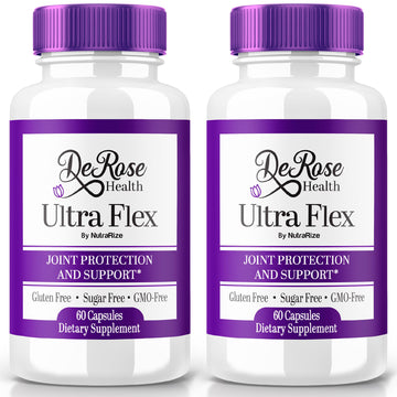 (2 Pack) Ultra Flex Capsules, Advanced Joint Support Supplement, Ultra Flex Natural Joint Health Formula, Max Strength Pills for Joint Wellness and Mobility, UltraFlex Vitamin Reviews (120 Capsules) NutraRize buy supplements canada