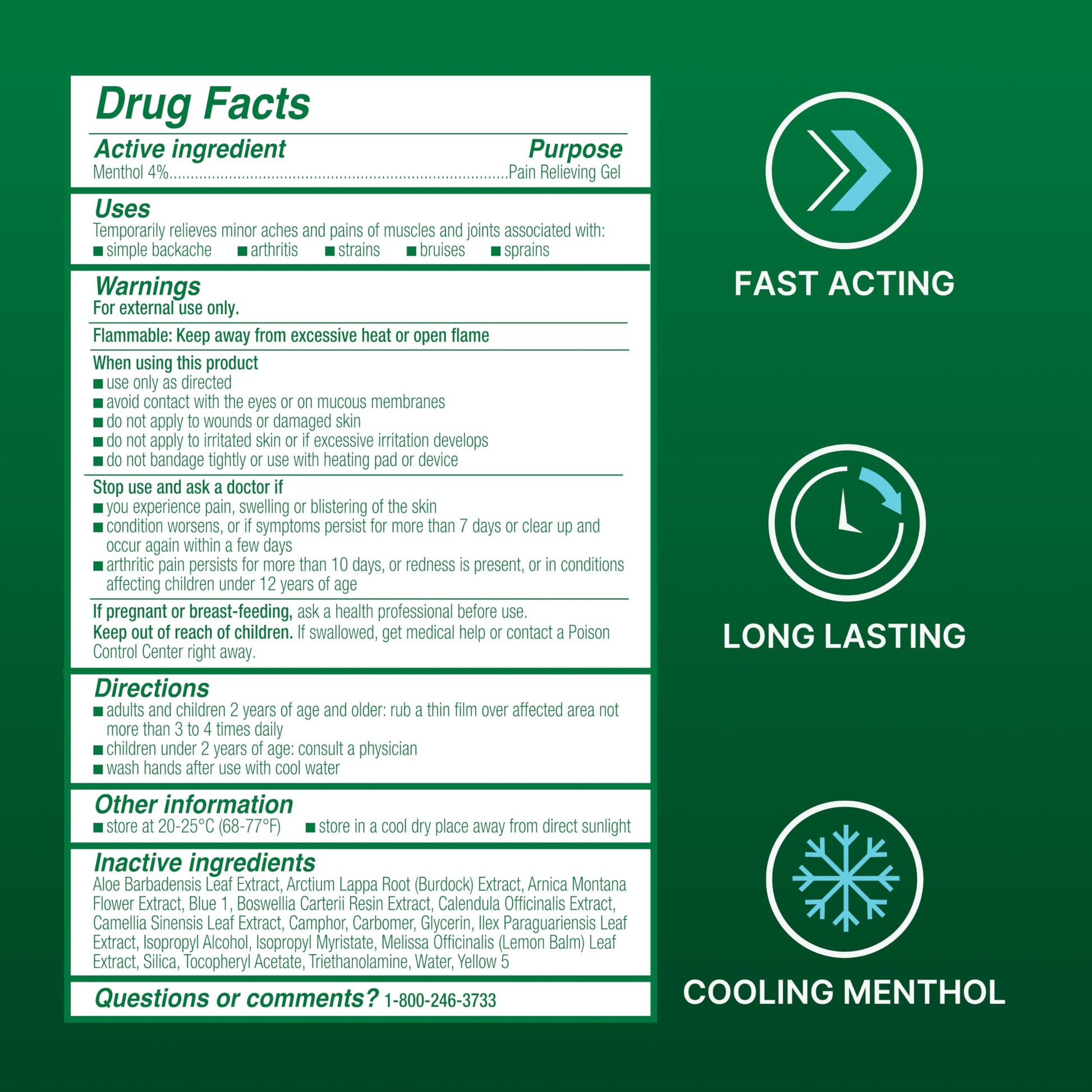 Biofreeze Pain Relief Gel, Arthritis Pain Reliver, Knee & Lower Back Pain Relief, Sore Muscle Relief, Neck Pain Relief, Pharmacist Recommended, 8 FL OZ Biofreeze Menthol Gel Biofreeze buy supplements canada