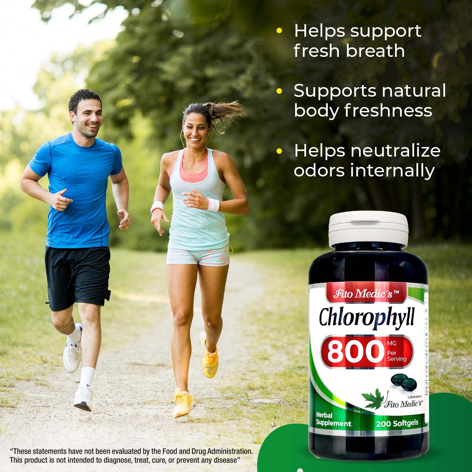 FITO MEDIC'S Lab Chlorophyll Supplement, 200 Softgels, Chlorophyll Capsules FITO MEDIC'S buy supplements canada
