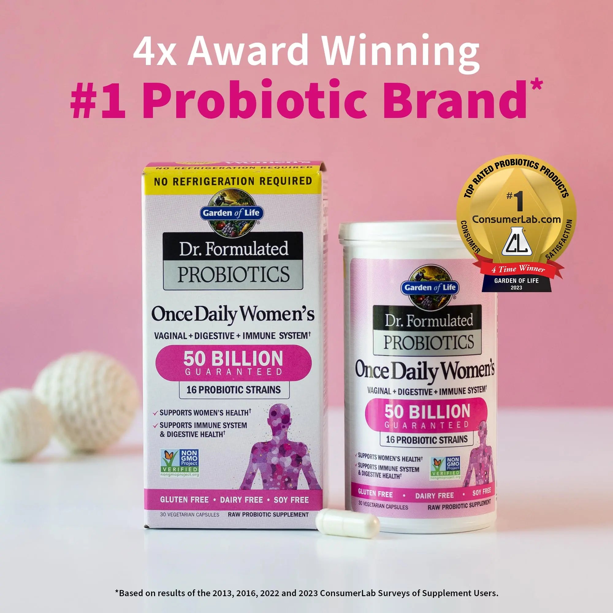 Garden of Life Organics Multivitamin for Men & Dr. Formulated Women's Probiotics Once Daily, 16 Strains, 50 Billion, 30 Capsules Garden of Life buy supplements canada