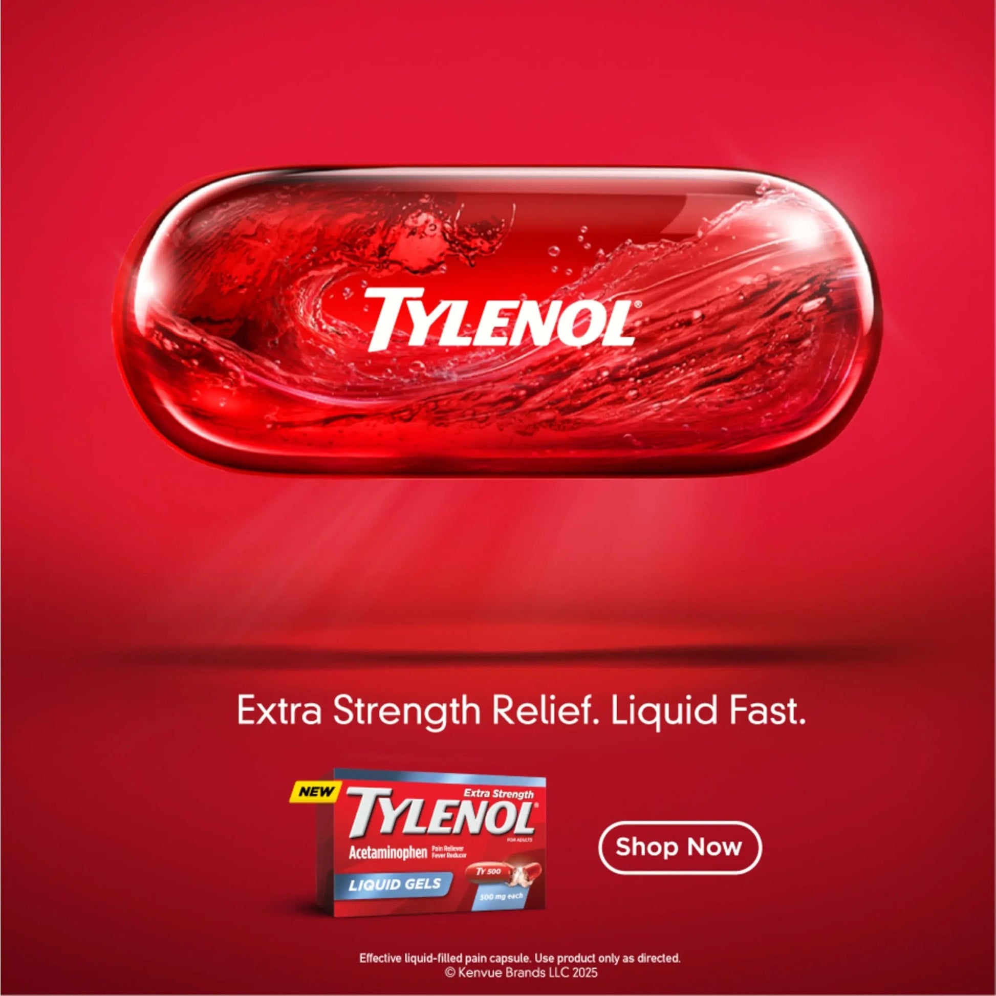 Tylenol Extra Strength Liquid Gels, Fast, Strong Pain Relief, Fever Reducer for Adults with 500 mg Acetaminophen, Fast-Acting Liquid Gel Capsules for Headaches & Minor Pain Relief, 40 Count Tylenol buy supplements canada