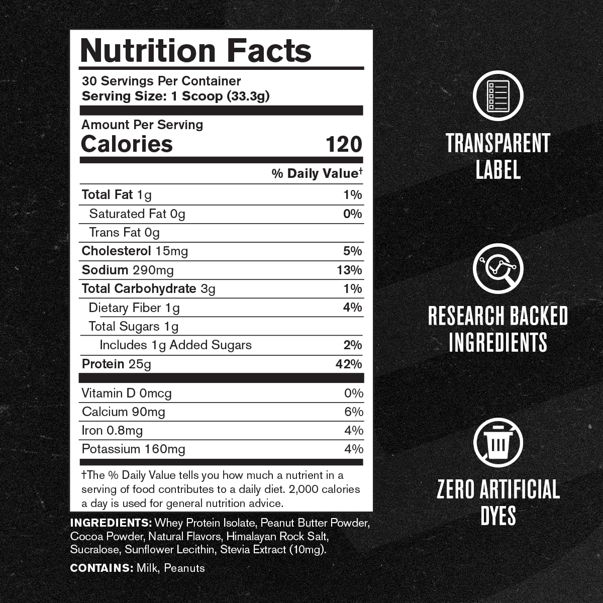 Jacked Factory Authentic ISO Grass Fed Whey Protein Isolate Powder - Low Carb, Non-GMO Muscle Building Protein w/No Fillers, Post Workout Recovery, Chocolate Peanut Butter - 25 Servings Jacked Factory buy supplements canada
