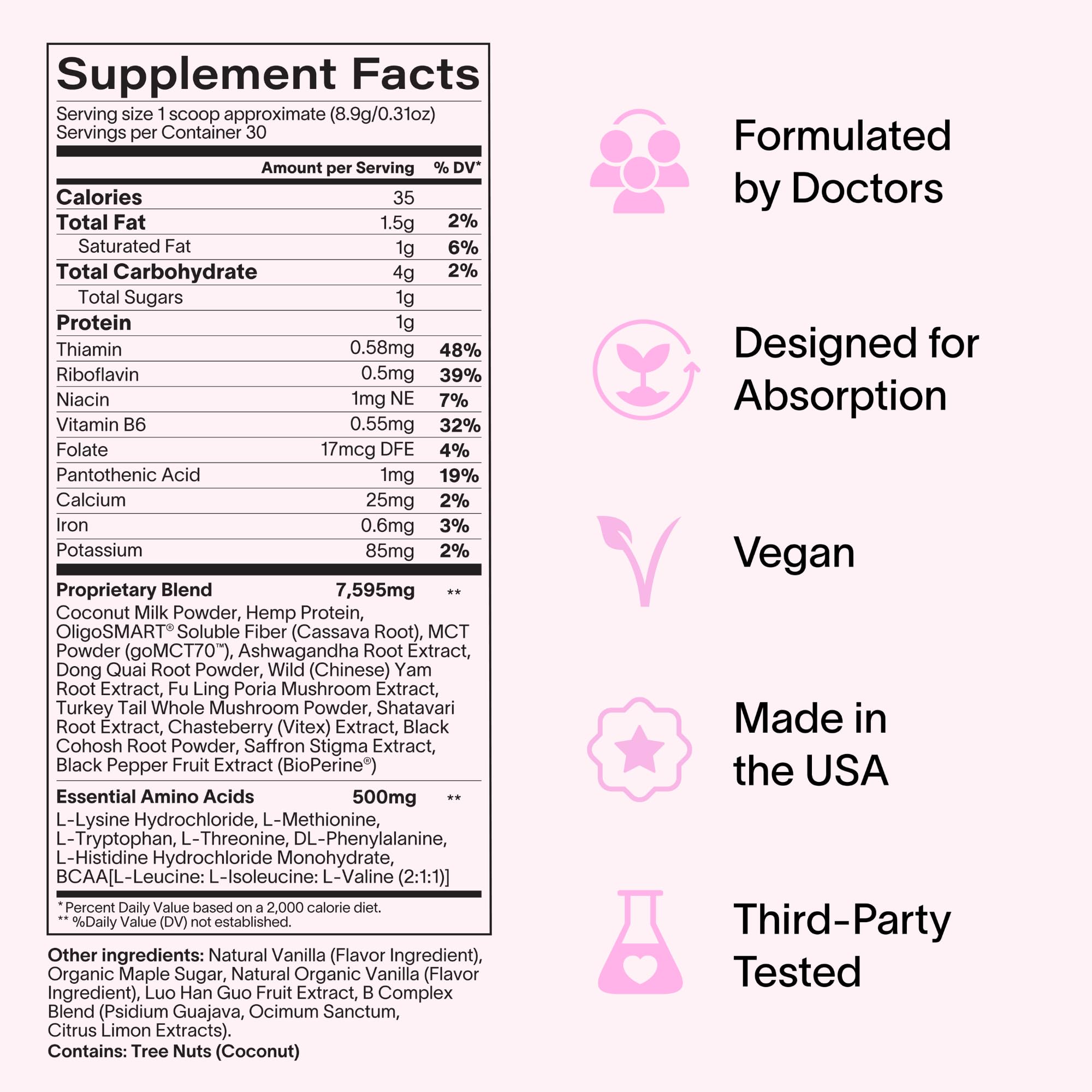 Ladywell Daily Hormone Balance Powder | Natural Cycle Support for Women | Supports Mood, Bloating, Cramps, Skin Health & Cravings with Chasteberry, B Vitamins, Ashwagandha, Saffron + | 30 Servings Ladywell buy supplements canada
