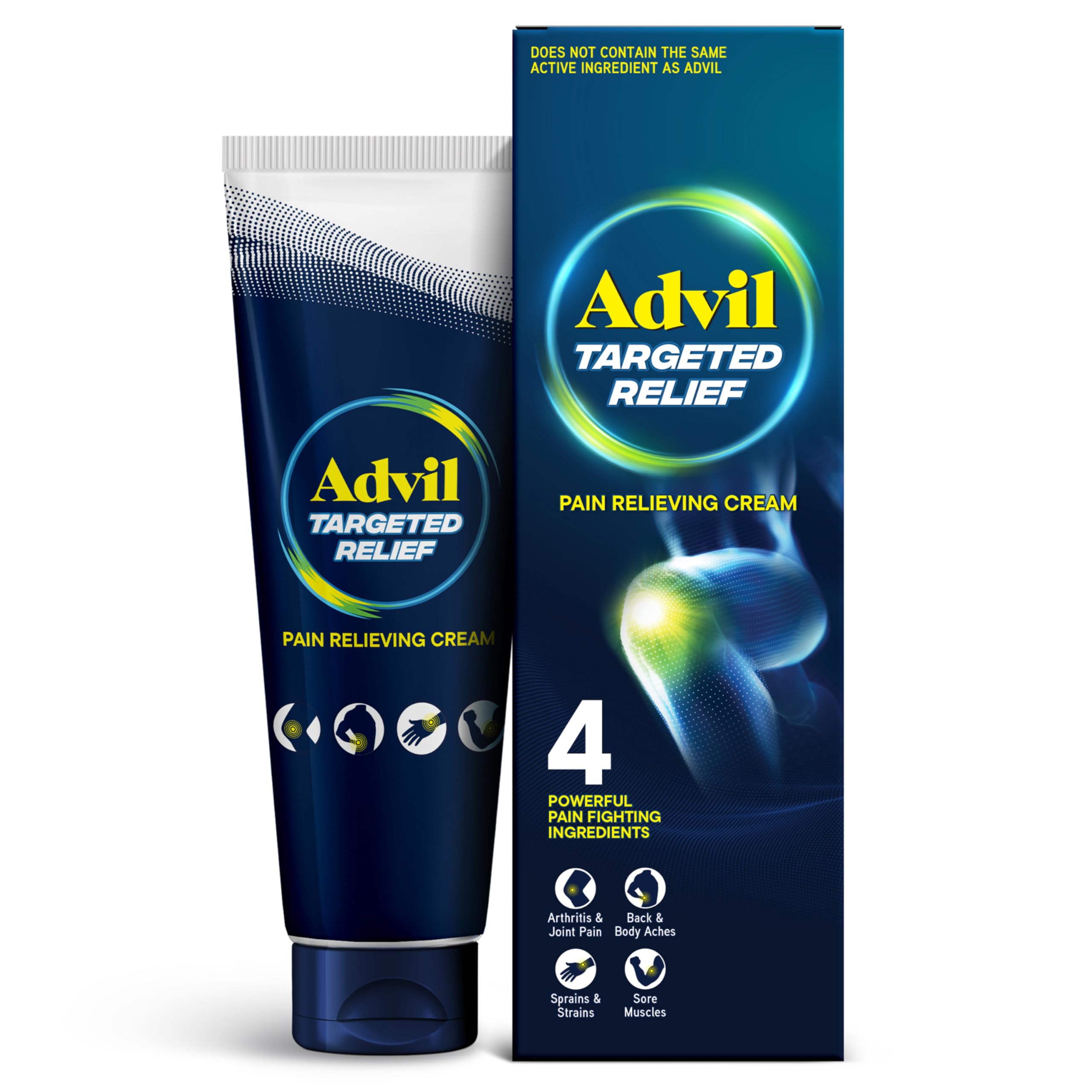 Advil Targeted Relief Pain Relieving Cream, Up to 8 Hours of Powerful Relief of Minor Arthritis Pain, Joint Pain, Lower Back Pain and Muscle Pain - 4 oz Advil buy supplements canada