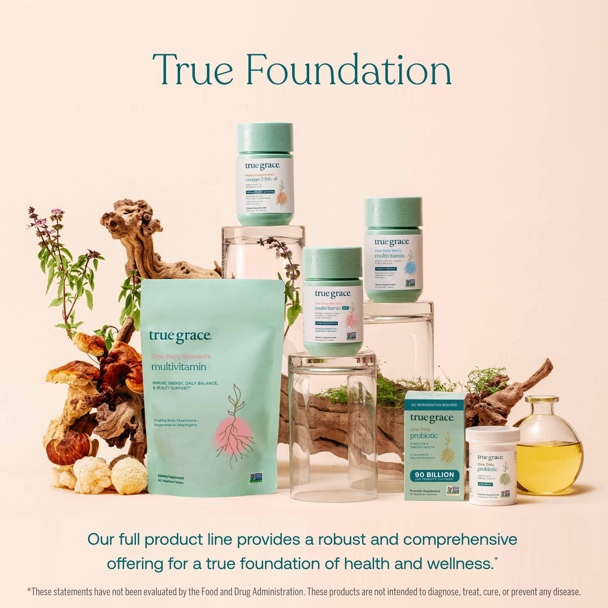 True Grace One Daily Women’s Probiotic - 30 Vegetarian Capsules - Digestive, Vaginal True Grace buy supplements canada