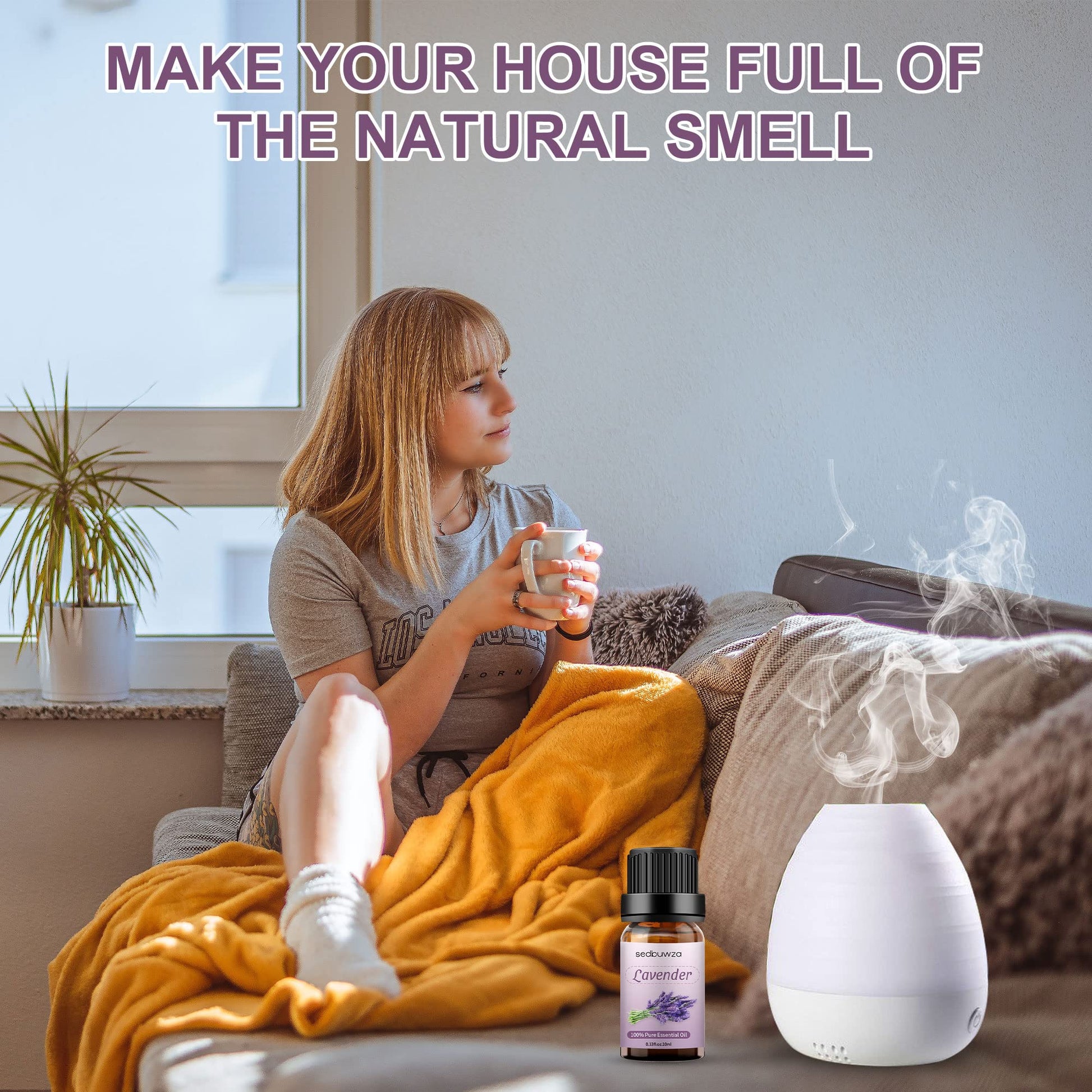 Sedbuwza Vanilla Oil Lavender Essential Oil Gift Set, 100% Pure Organic Fragrance Oil Set for Diffuser Sedbuwza buy supplements canada