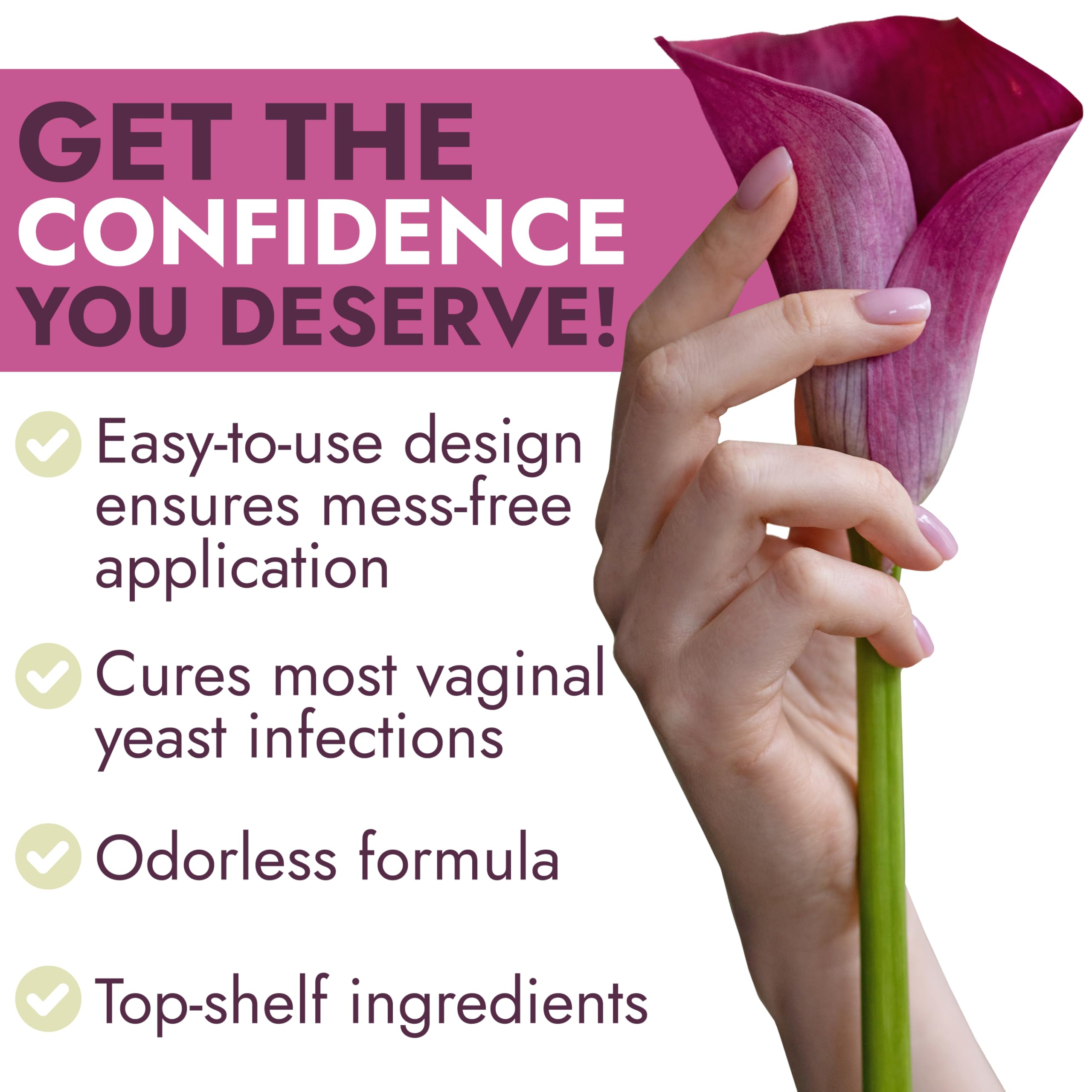 Yeast Infection Treatment for Women | Boric Acid Suppositories For Women | Helps Relieve Itching & Irritation | Vaginal Aid for Inflammation, Dryness & Watery Discharge | 12 Vaginal Suppositories Terramed Just Think Comfort buy supplements canada