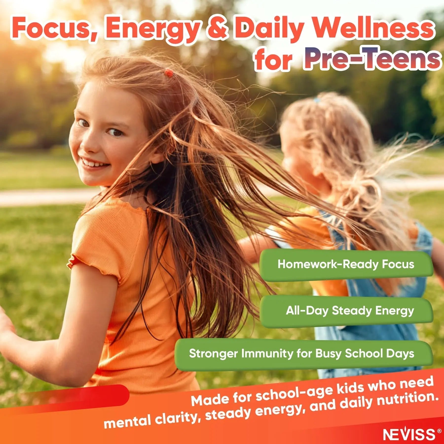 Methylated Multivitamin for Kids Pre-Teen Teens Gummies, Vitamin w/ Omega-3(DHA), Choline, Calcium, D3 K2, Methylfolate & B12 NEVISS buy supplements canada
