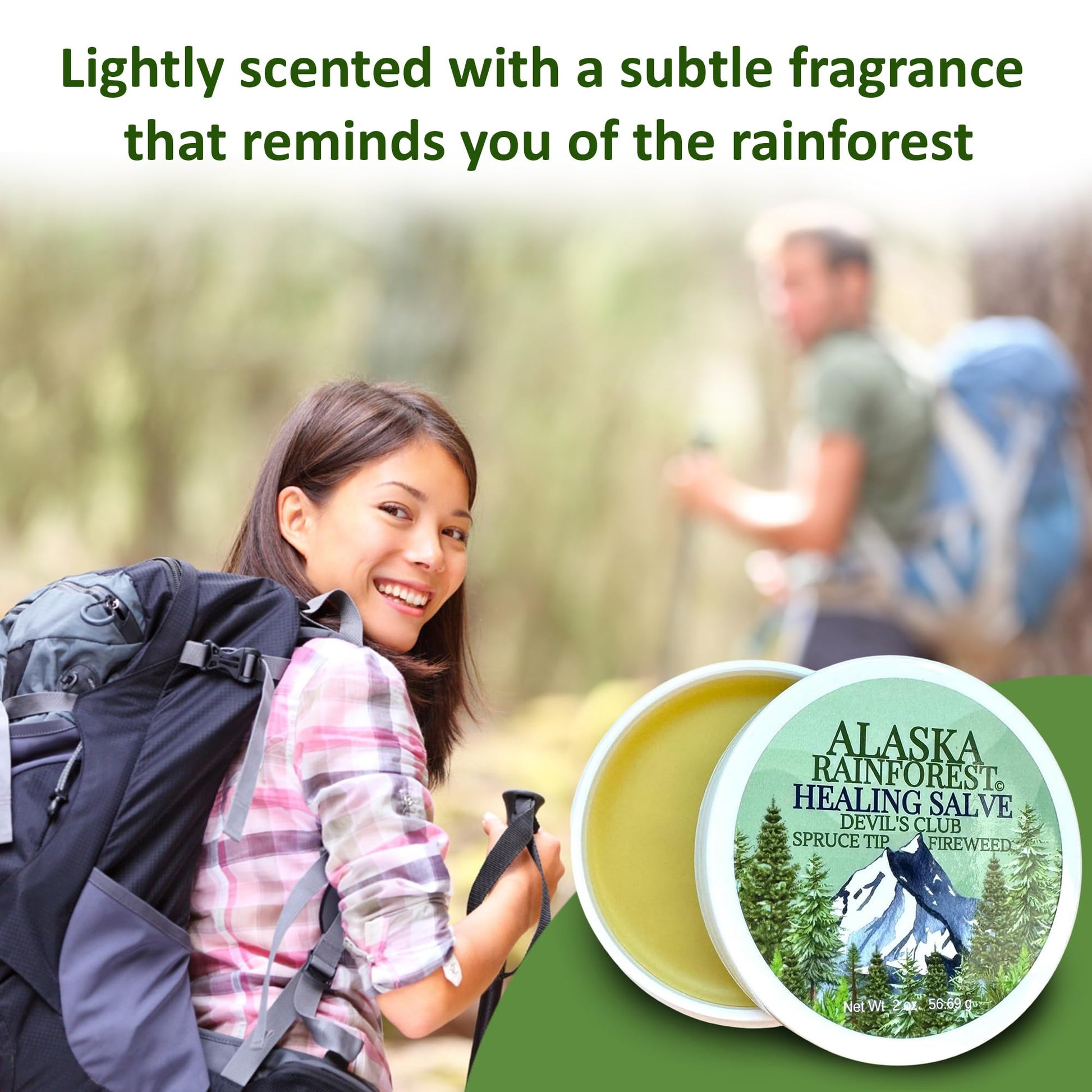 Snowy Summit Alaska Rainforest Salve - Herbal Salve for Dry Skin & Joint Relief - Natural Super Salve for Soothing Skin with Gentle Aroma - Body & Hand Salve - Muscle Rub with Alaskan Devil’s Club Oil Snowy Summit buy supplements canada