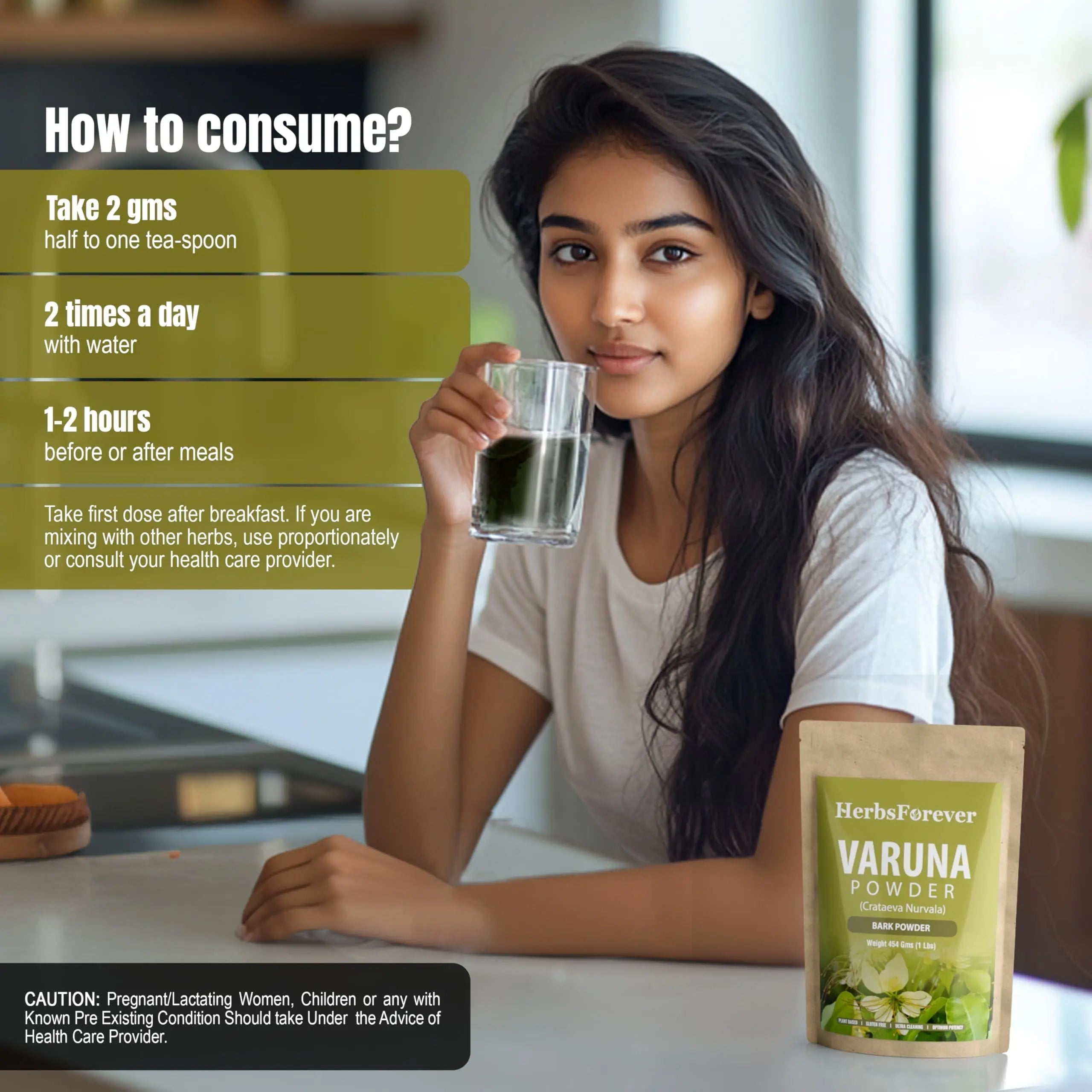 HerbsForever Varuna Powder – Crataeva Nurvala – Prostate Health – Support Prostatic, Kidneys, Gall Bladder and Urinary Tract Health – Non GMO, Organic, Vegan – 454 GMS Herbsforever buy supplements canada