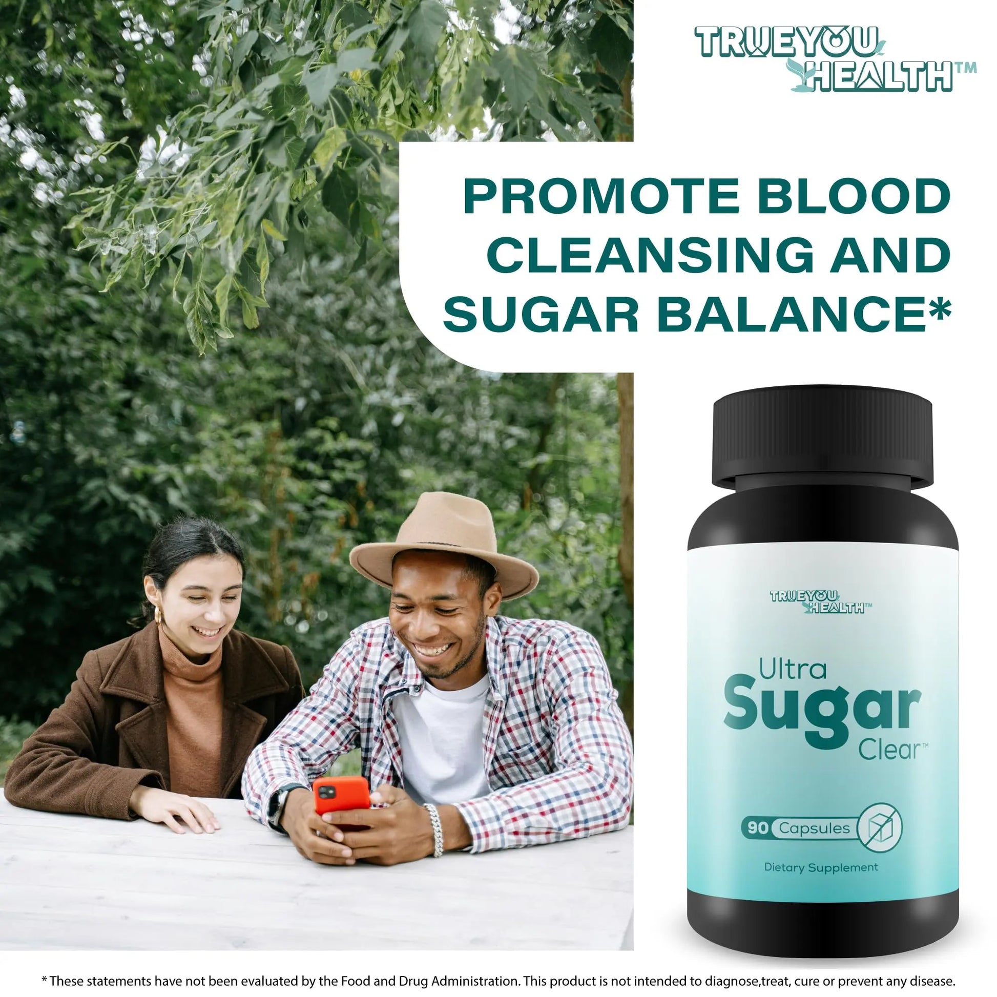 Ultra Sugar Clear - Our Best Blood Cleanse Detox Supplement - Bloodflow Support Supplement - Healthy Circulation Support Supplement - Sugar Balance Supplement - Sugar Health Blood Cleansing Formula True You Health buy supplements canada