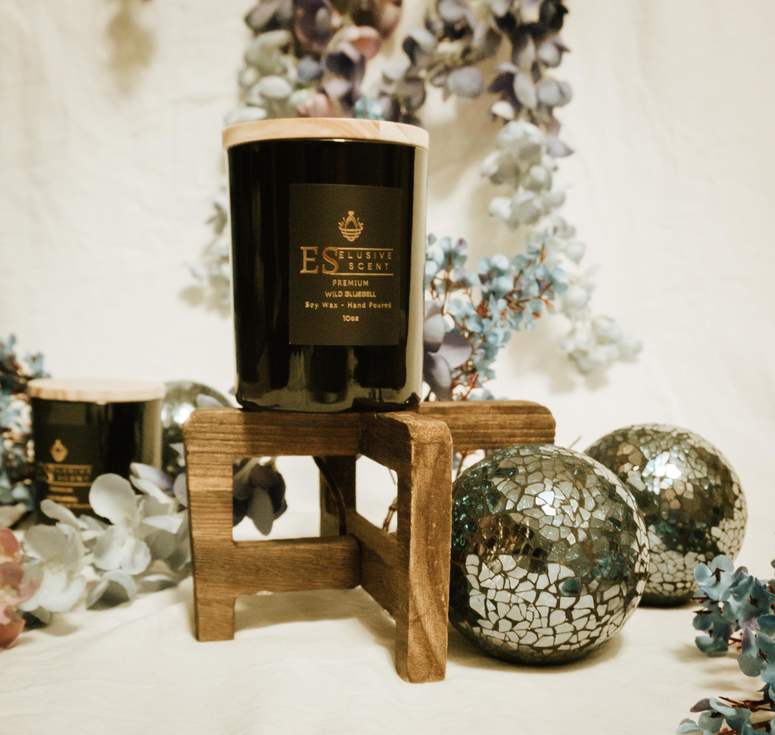 Wild Bluebell | 10oz | Premium Candle | Scented Candle | Aromatherapy | Essential Fragrance Oils Elusive Scent buy supplements canada