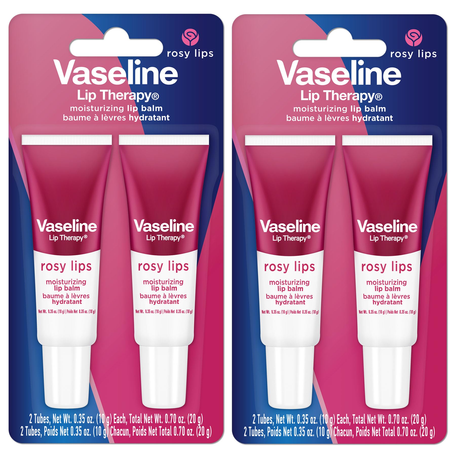 Vaseline Lip Therapy Rosy Lips Moisturizing Lip Balm - Twin Pack (2-Pack) Vaseline buy supplements canada