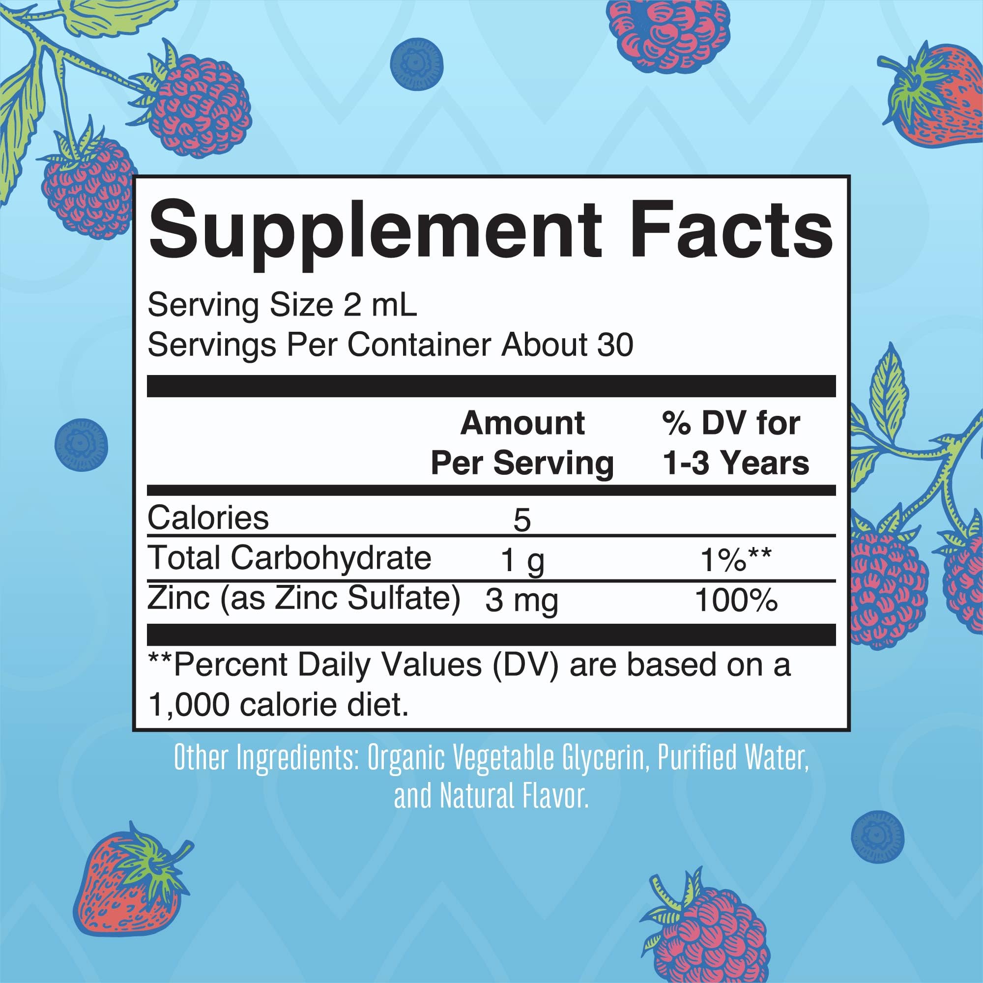 MaryRuth Organics USDA Toddler Liquid Drops | Zinc Sulfate | Immune Support Supplement| Skin Health | Vegan | Formulated for Ages 1-3 | Delicious Berry Flavor | 1 Month Supply | 2 Fl Oz MARYRUTH'S buy supplements canada