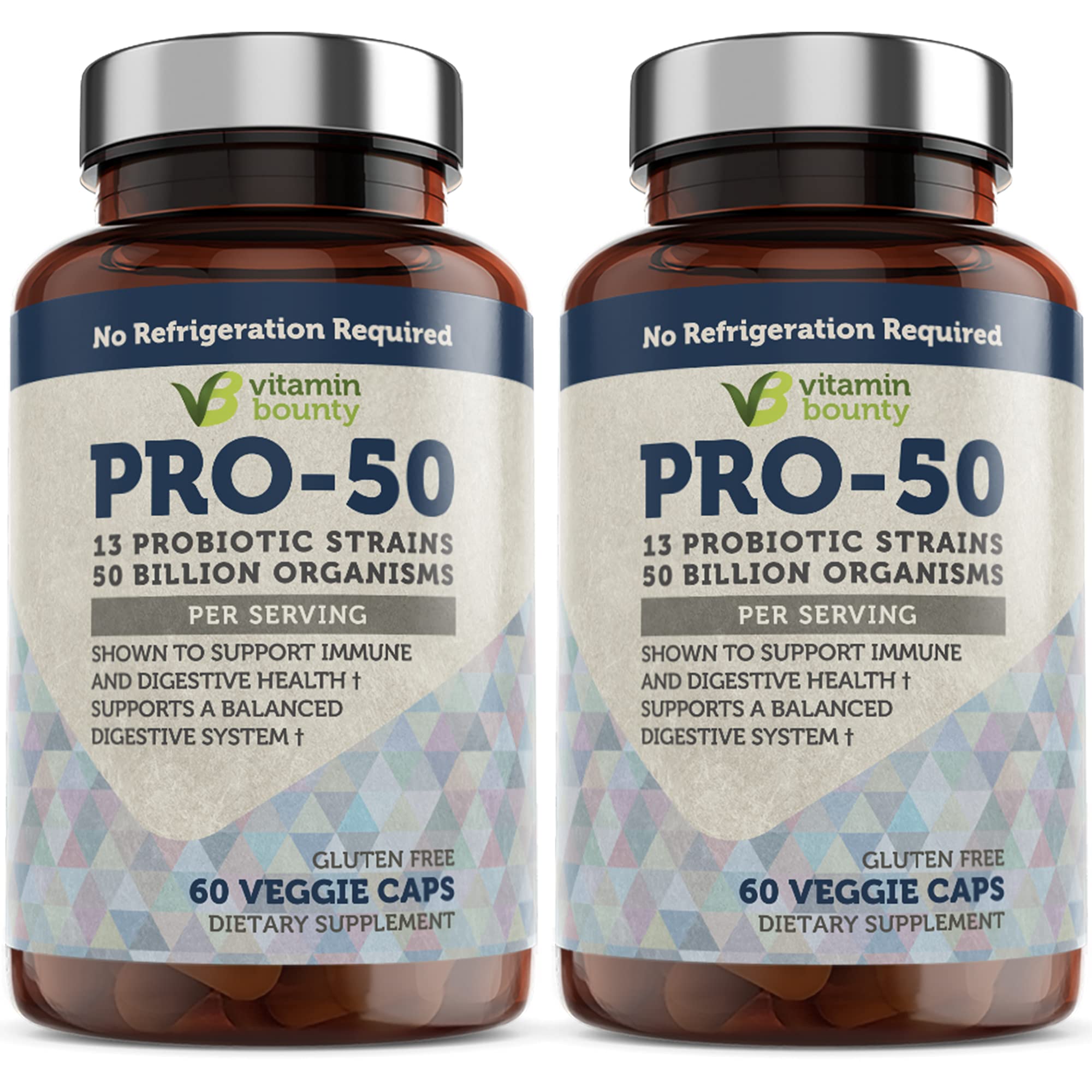 Vitamin Bounty Pro-50 Probiotics Supplement- 13 Probiotic Strains, Gut Health Vitamin Bounty buy supplements canada