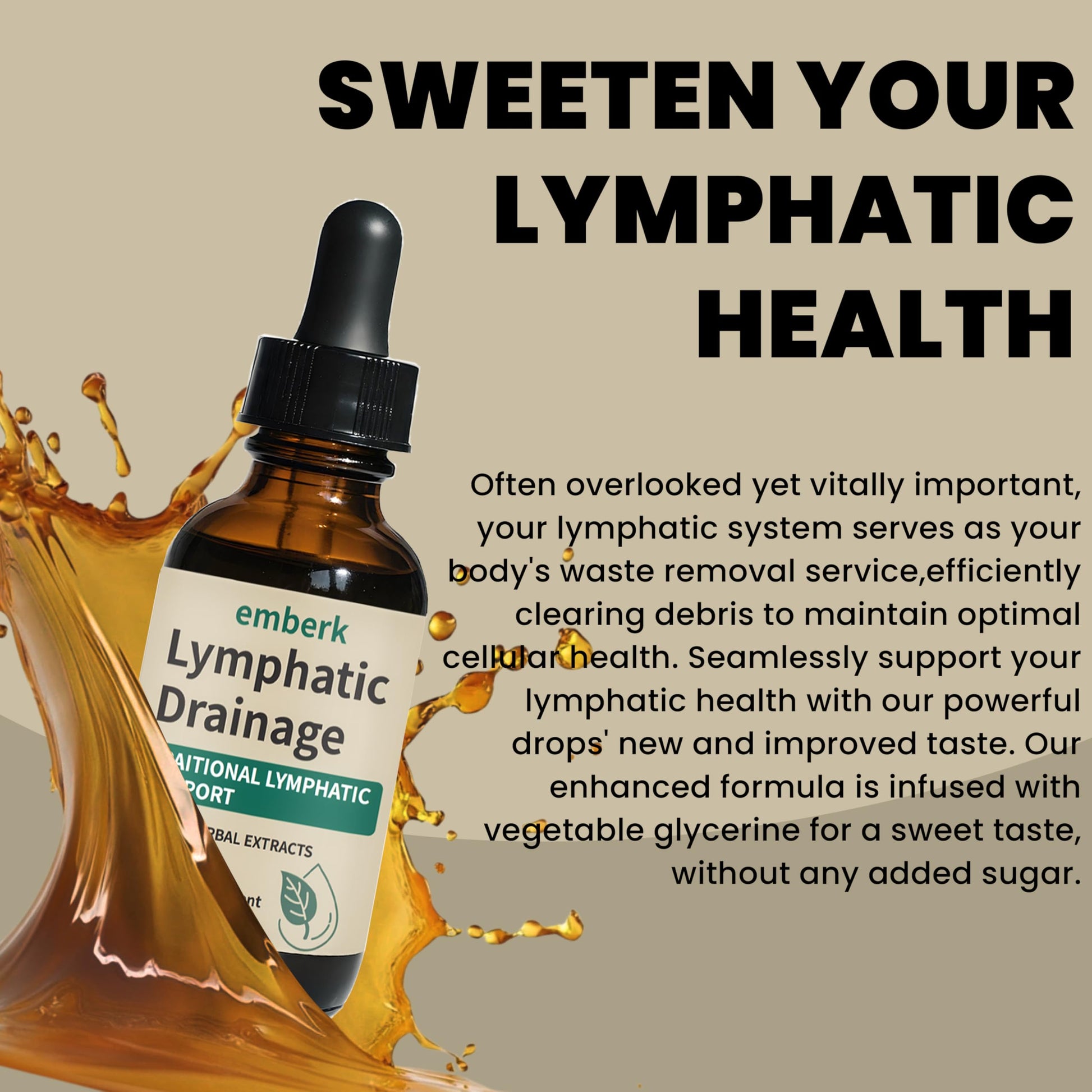 Lymphatic Drainage Drops, 2000mg Herbal Blend with Elderberry & Echinacea Dandelion，– Supports Lymphatic Drainage Generic buy supplements canada