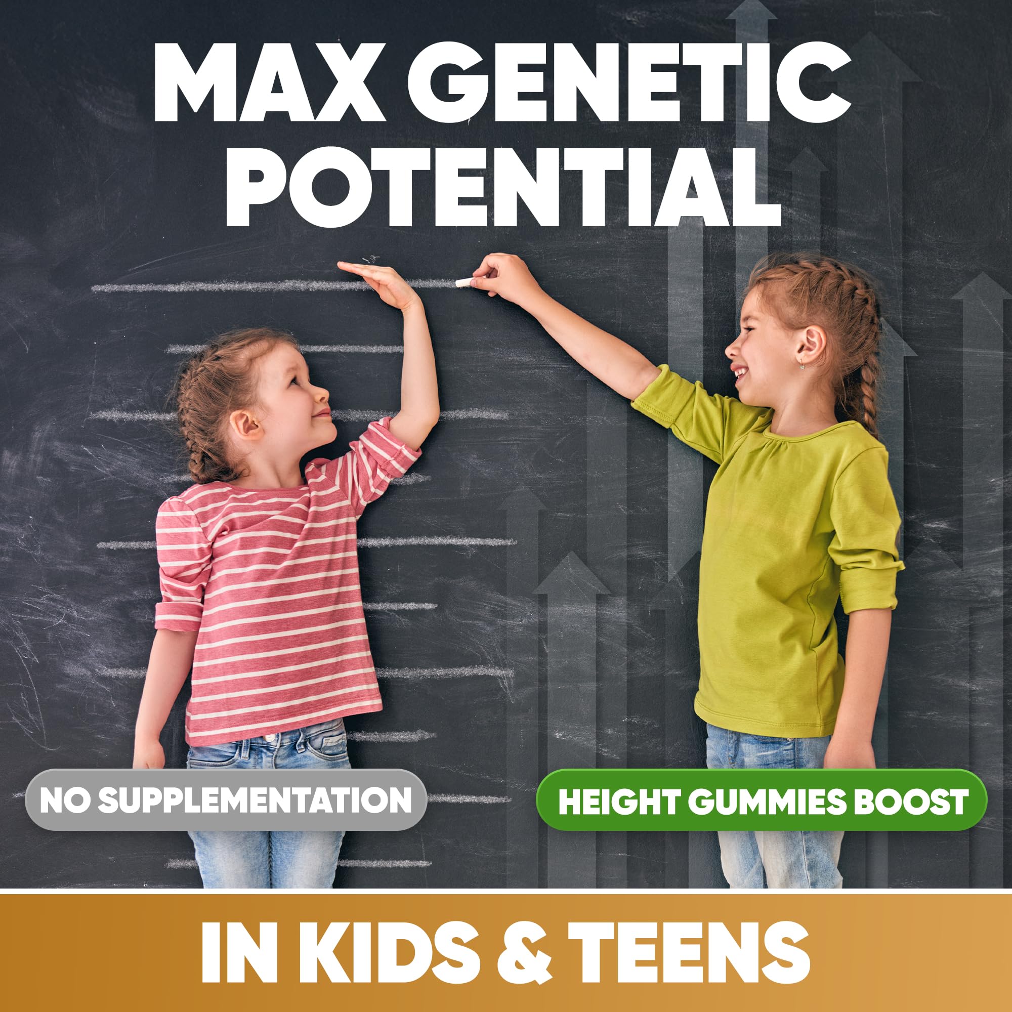 Height Growth Increase Vitamin Gummies, Calcium 100mg, Magnesium Glycinate 30mg, Zinc, Ashwagandha, Vitamin K2 D3 25mg Grow Tall Maximizer Supplement, Multivitamin for Kids, Teens Boy & Girl, Adults HighSpot buy supplements canada