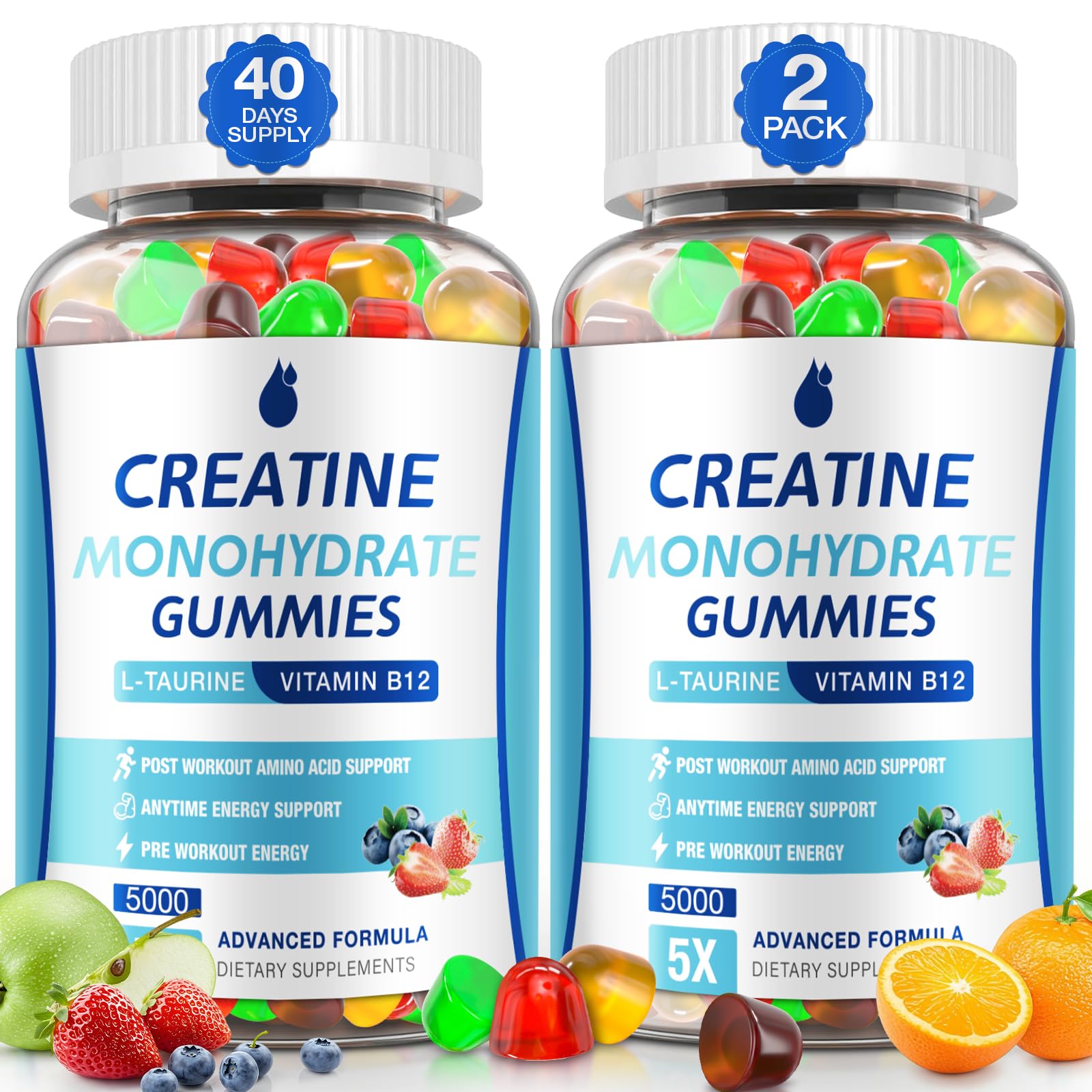 MaxHemp Creatine Gummies for Men & Women - Creatine Monohydrate Gummies 5g, Muscle Builder, Energy Boost & Pre-Workout Supplement, MaxHemp buy supplements canada