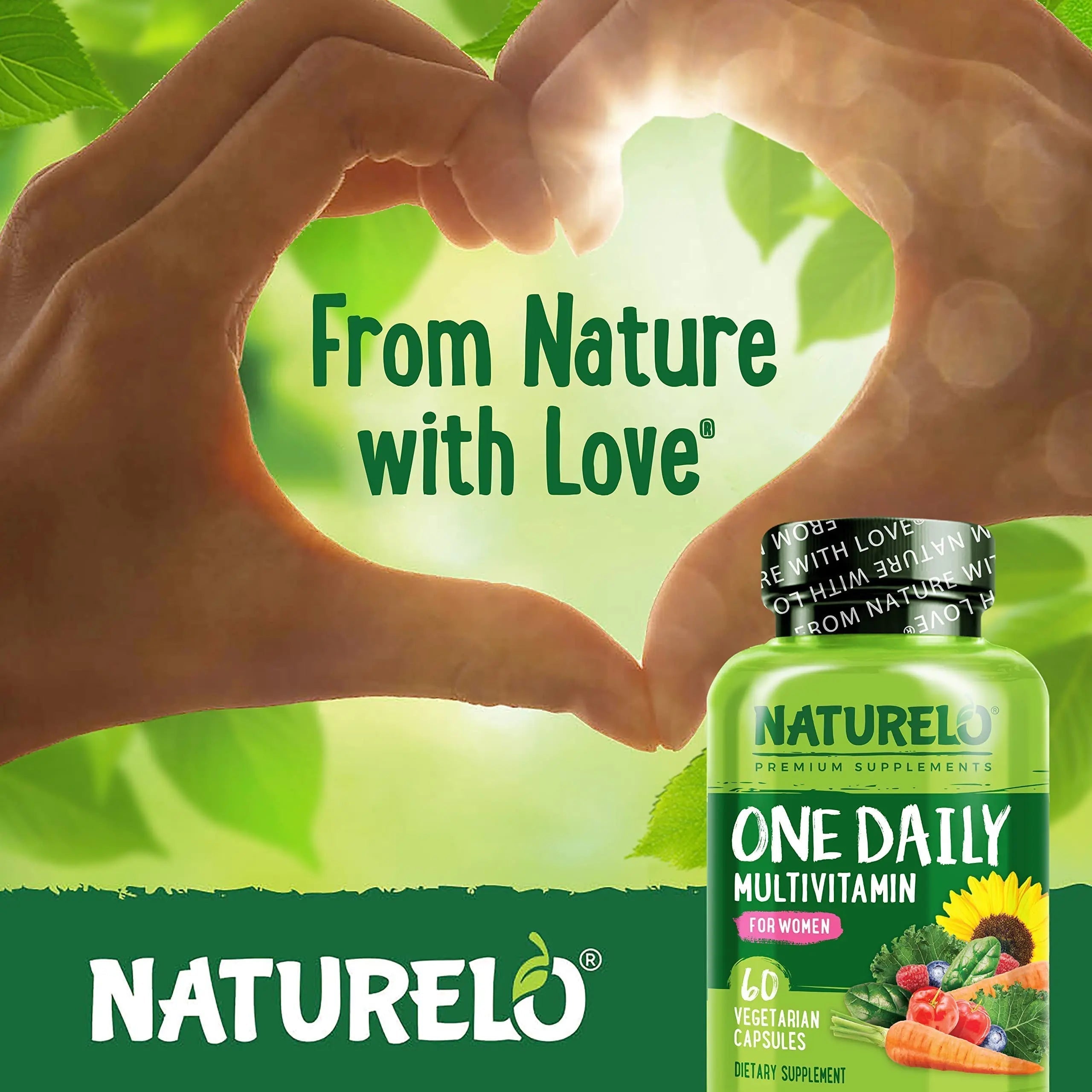 NATURELO One Daily Multivitamin for Women, 60 Capsules and One Daily Multivitamin for Men, 60 Capsules - 2 Month Supply Bundle NATURELO buy supplements canada