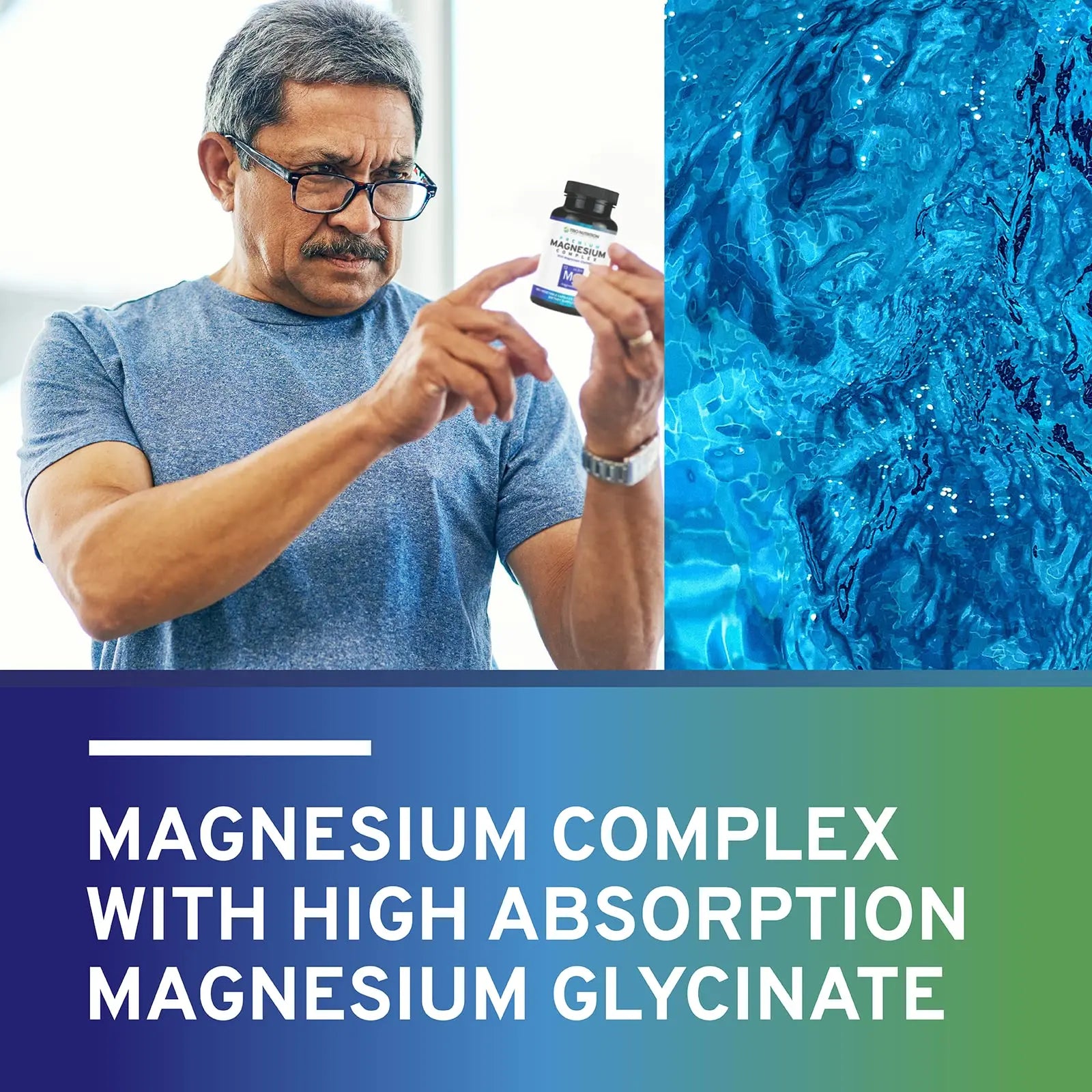 Trio Nutrition Magnesium Complex 90 Day Supply 420 mg | Natural Calm, Relax, Stress Relief, and Muscle Recovery |Magnesium Glycinate Supplement with Vitamin B6 for Rapid Absorption* TRIO NUTRITION buy supplements canada