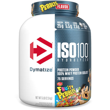 Dymatize ISO100 Hydrolyzed Protein Powder, 100% Whey Isolate, 25g of Protein, 5.5g Dymatize buy supplements canada