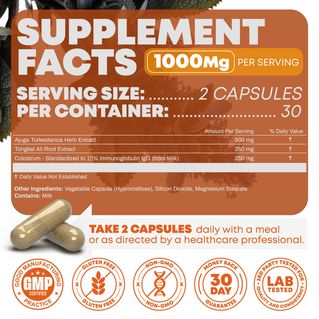 Peak Revival-X Turkesterone & Tongkat Ali 1000mg Supplement - 500mg Peak Revival-X buy supplements canada