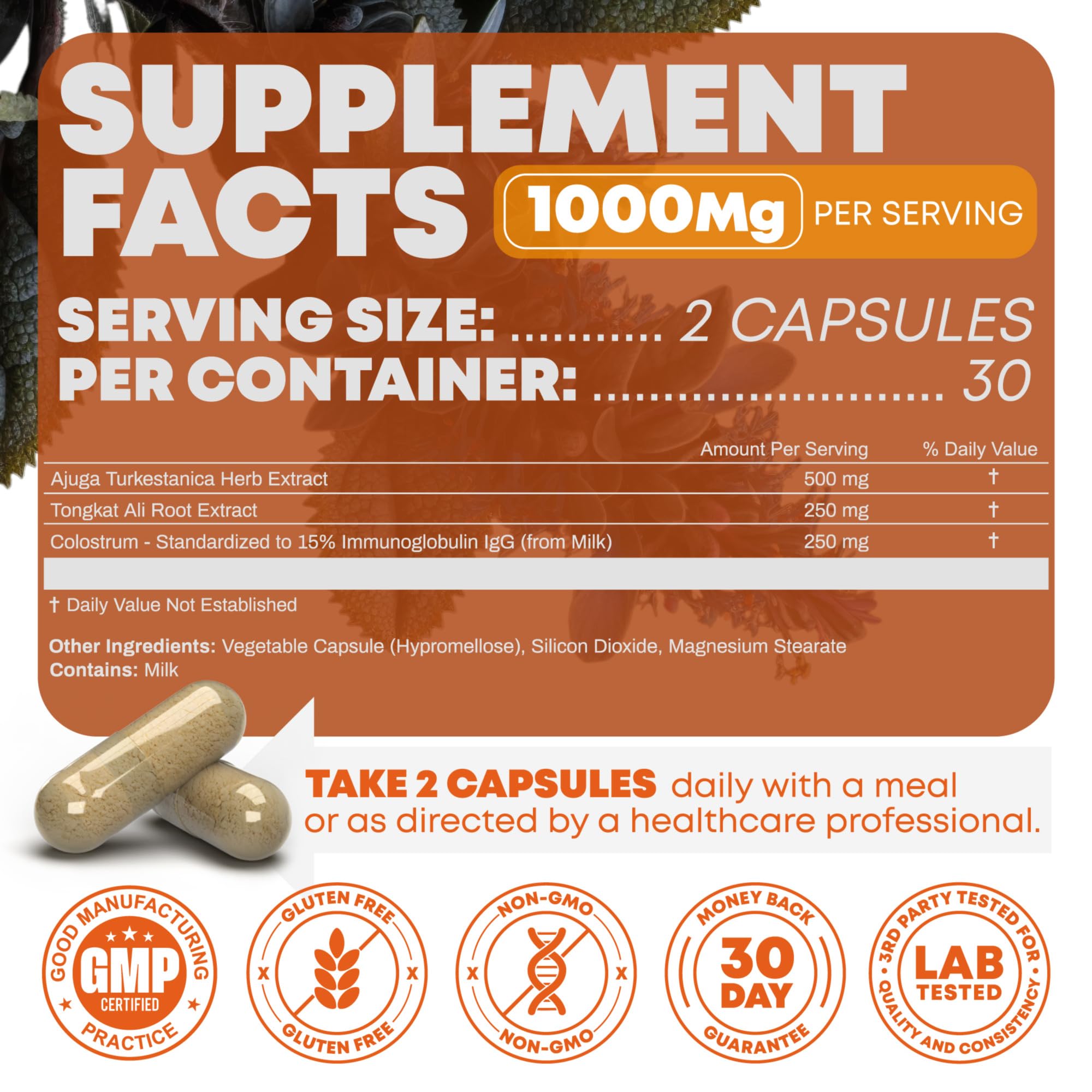 Peak Revival-X Turkesterone & Tongkat Ali 1000mg Supplement - 500mg Peak Revival-X buy supplements canada