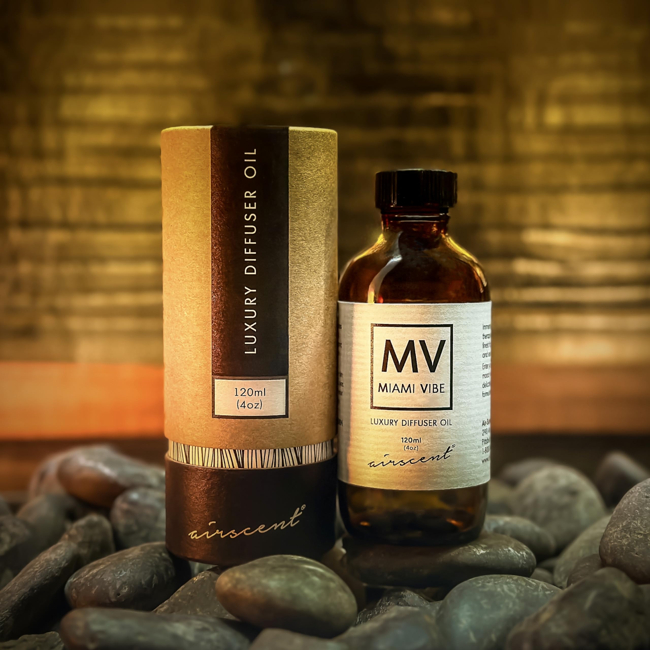 Miami Vibe Diffuser Oil - Air-Scent Fragrance for Aroma Oil Diffusers - 120 Milliliter (4 fl oz) Bottle Air-Scent buy supplements canada