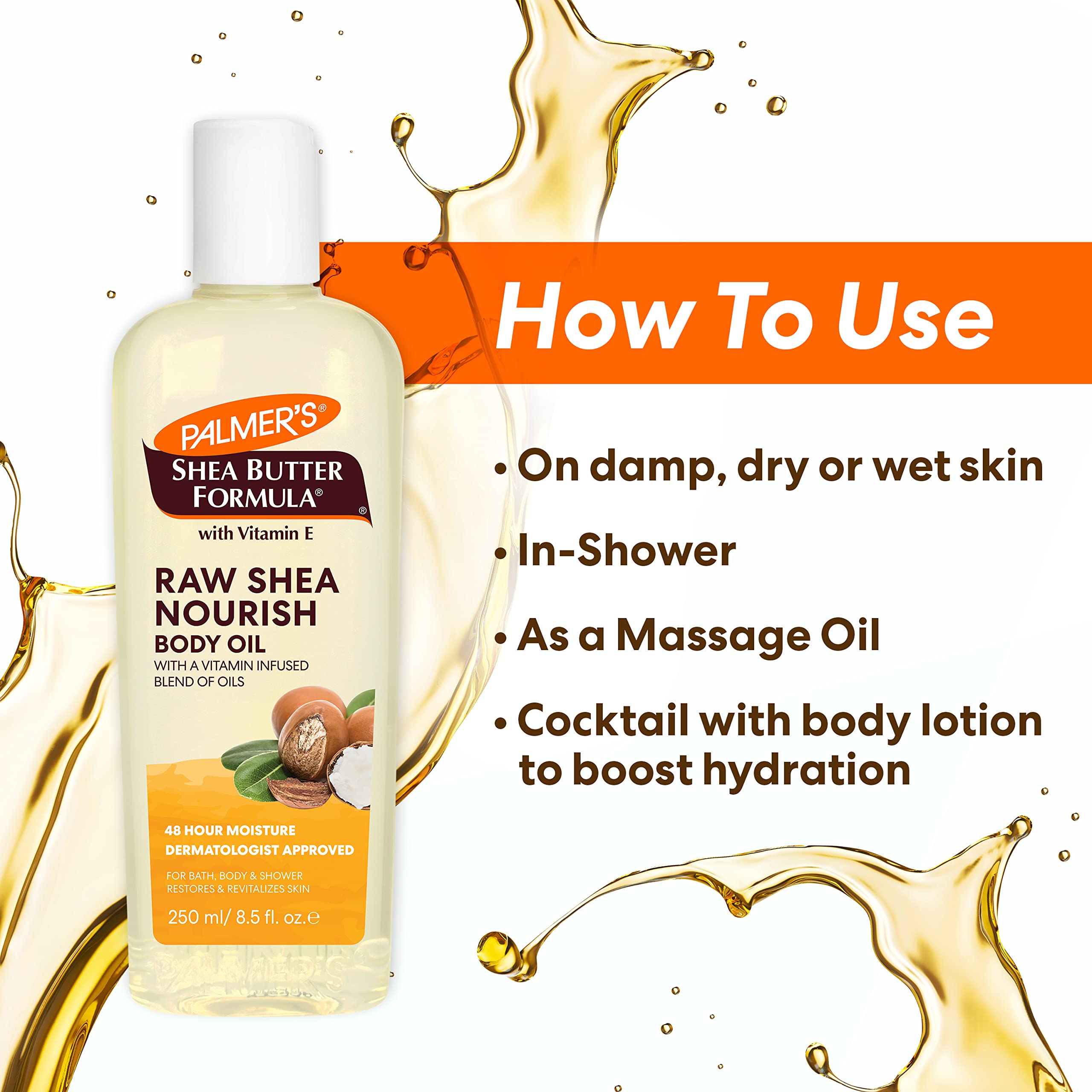 Palmer's Shea Formula Raw Shea Body Oil with Vitamin E, Deep Body Moisturizer to Soothe Palmer's buy supplements canada