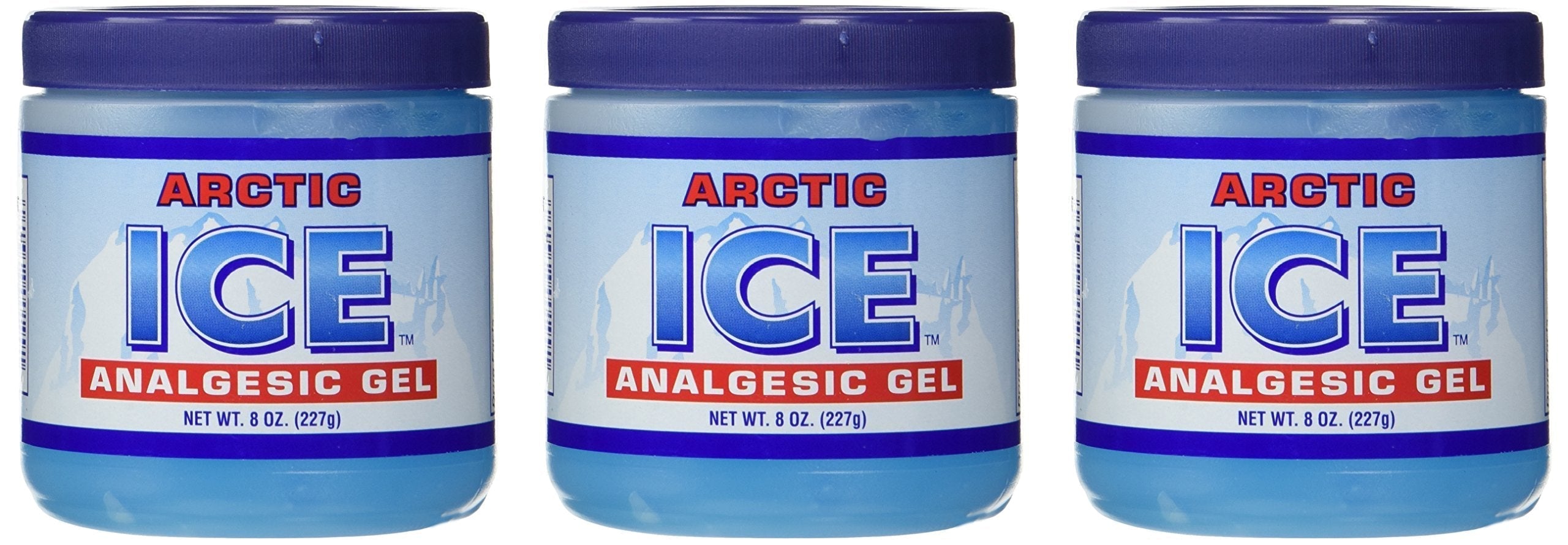 ARCTIC ICE 3 Pack (8 Oz Each) Topical Analgesic Gel for Pain Relief, Adults (Unisex) ARCTIC ICE buy supplements canada