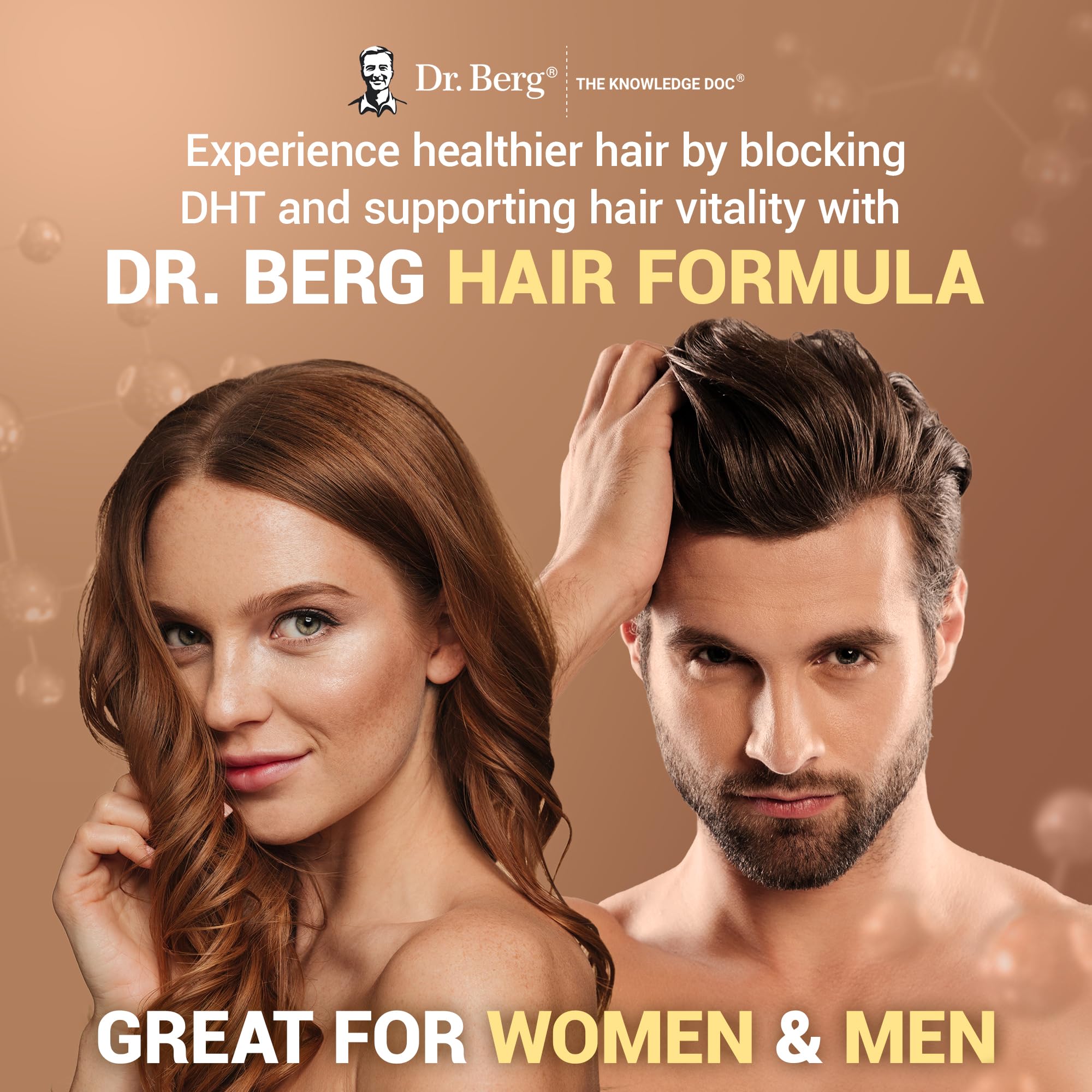Dr. Berg All-in-One Vitamins for Hair, Skin, & Nails - Advanced Formula with Biotin, Saw Palmetto, DHT Blocker, & Trace Minerals - 90 Veg Capsules Dr. Berg Nutritionals buy supplements canada