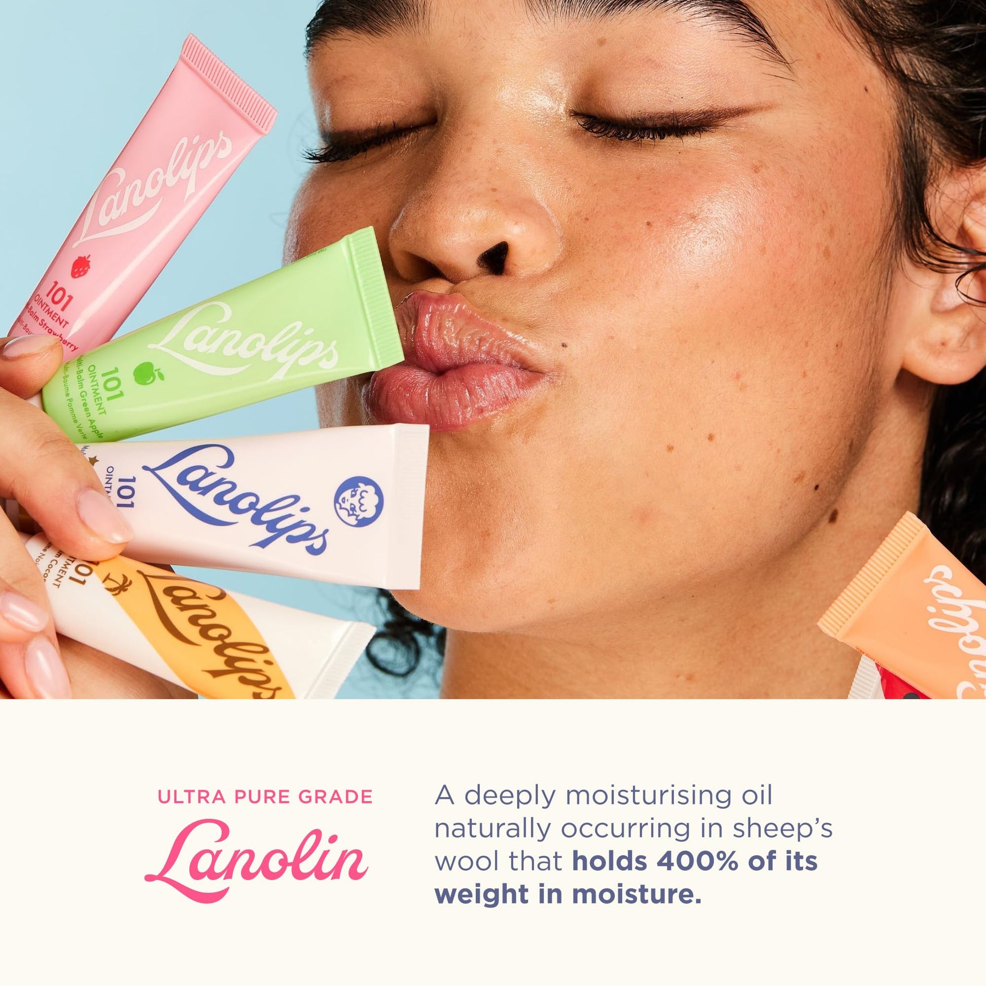 Lanolin 101 Multipurpose Ointment - Lanolin Lip Balm & Healing Ointment for Skin Barrier Repair - Moisturizer for Dry Lips, Cuticles & Elbows - No Petroleum Formula - Watermelon (0.35 oz) Lanolips buy supplements canada