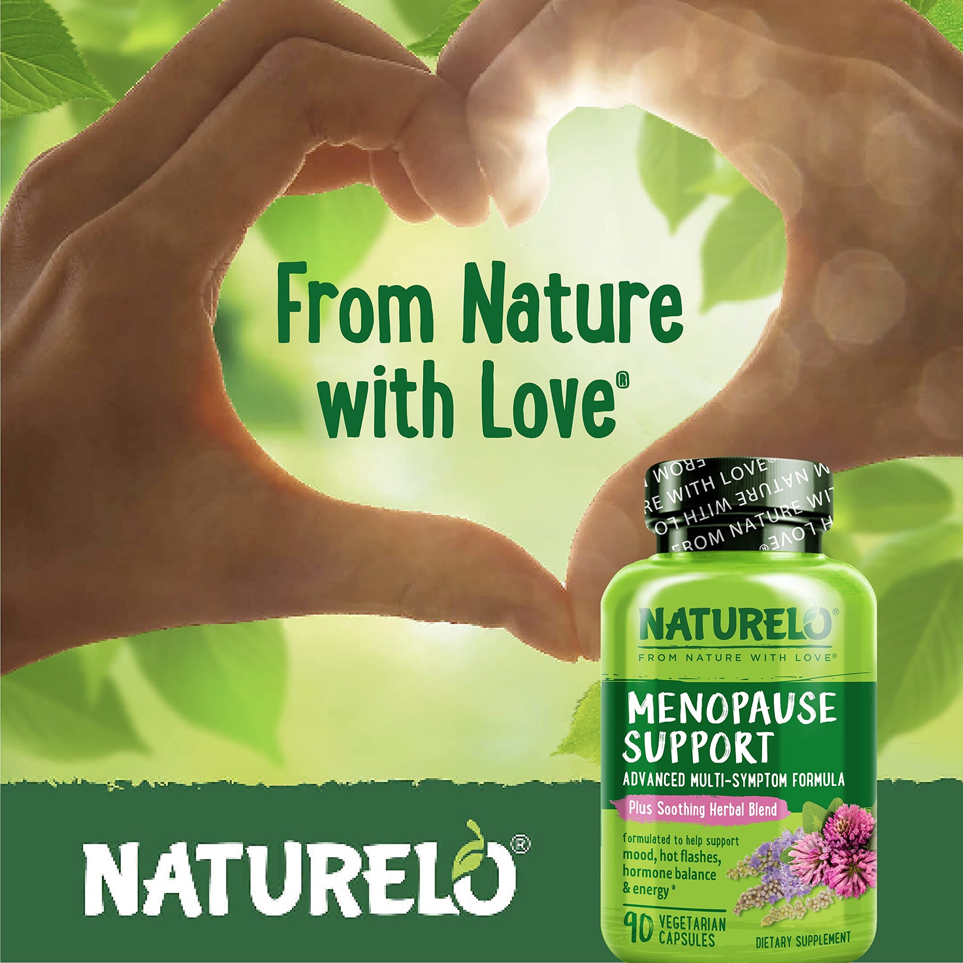 NATURELO Menopause Supplements for Women, Herbal Blend with Black Cohosh for Menopause Hot Flashes Advanced Estrogen Multi-Symptom Formula 90 Capsules NATURELO buy supplements canada