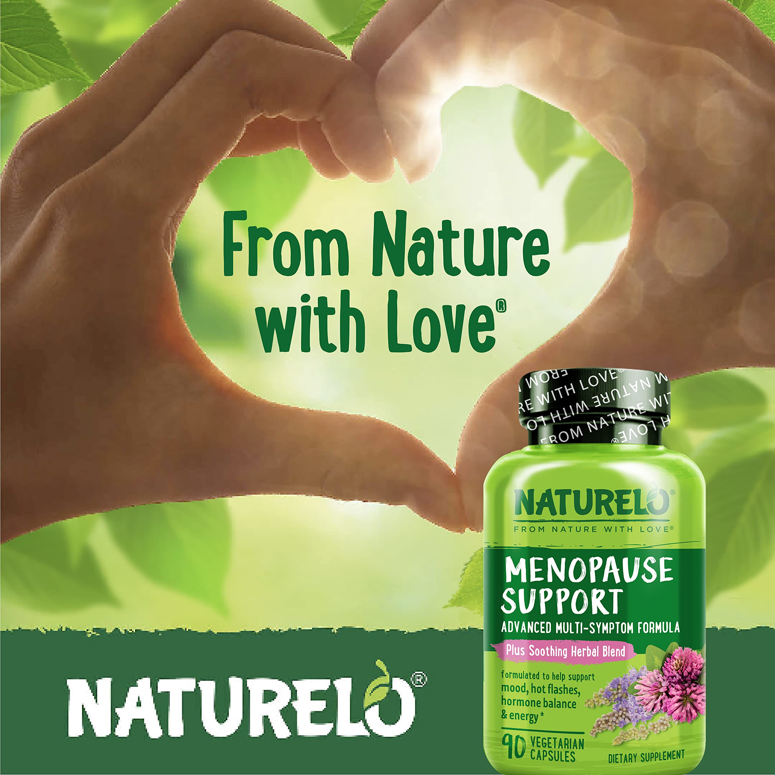 NATURELO Menopause Supplements for Women, Herbal Blend with Black Cohosh for Menopause Hot Flashes Advanced Estrogen Multi-Symptom Formula 90 Capsules NATURELO buy supplements canada