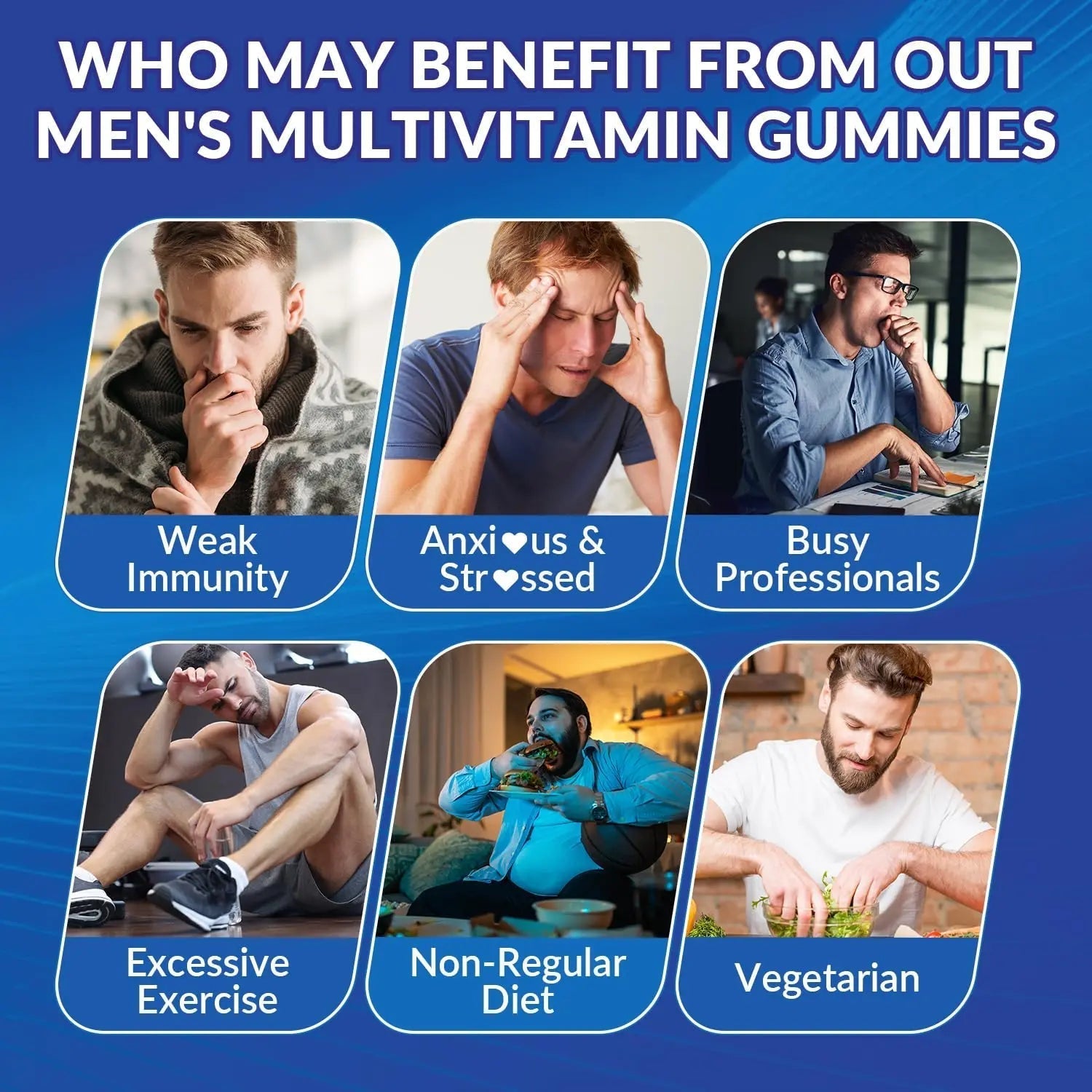 WEEVIT Mens Multivitamins Gummies, Omega 3, CoQ10, Turmeric, Lycopene, Digestive Enzymes, Daily Mens Vitamins A C D E B6 B12 WEEVIT buy supplements canada