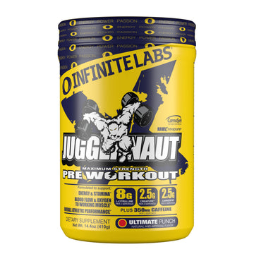 Infinite Labs Juggernaut X Ultimate Punch Pre Workout Supplement with Citrulline, Creatine Infinite Labs buy supplements canada