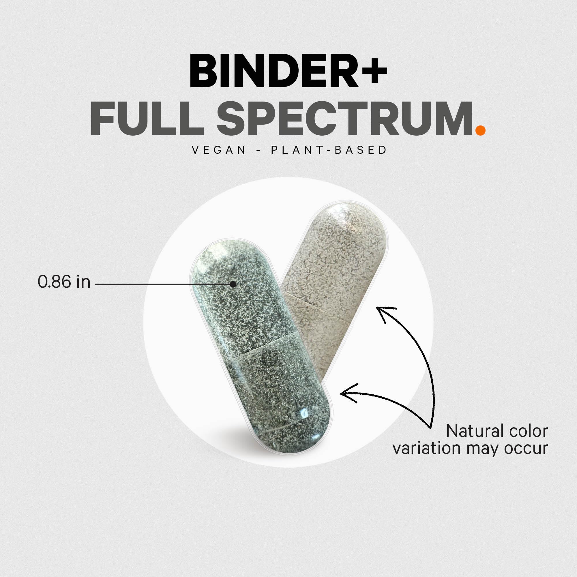 Codeage Binder + Systemic Binder Supplement - Activated Charcoal Pills, Bentonite Clay Mineral Powder, Fulvic & Humic Acids, Molybdenum, Carbon Forms - 90 Capsules Codeage buy supplements canada