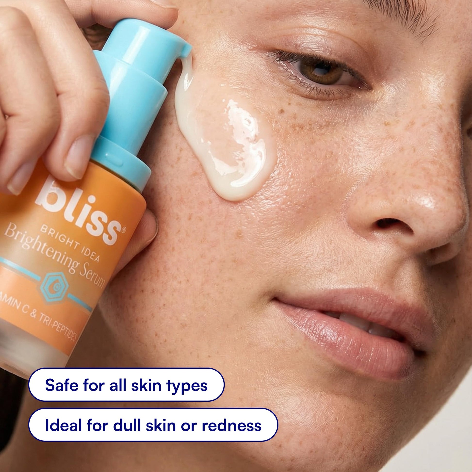 Bliss Vitamin C + Tri-Peptide Face Serum – Stabilized Vitamin C with Collagen-Boosting Peptide – Brightening Serum for Dark Spots Bliss buy supplements canada