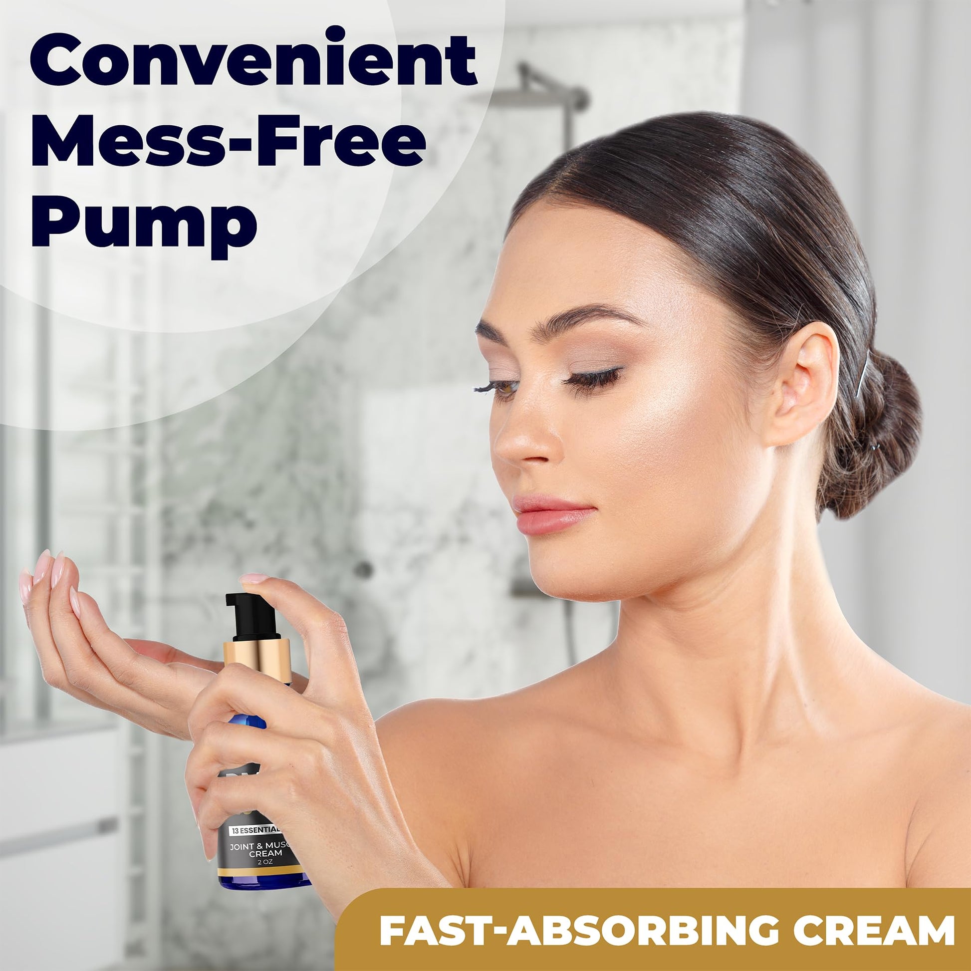 Zenrenu DMSO Cream 99.995% Pure Pharmaceutical Grade - 40-in-1 Advanced Formula -12 Essential Oils, Arnica, Aloe Vera, MSM - Fast-Absorbing Cream – 2 oz Glass Pump Bottle – Made in USA Zenrenu buy supplements canada